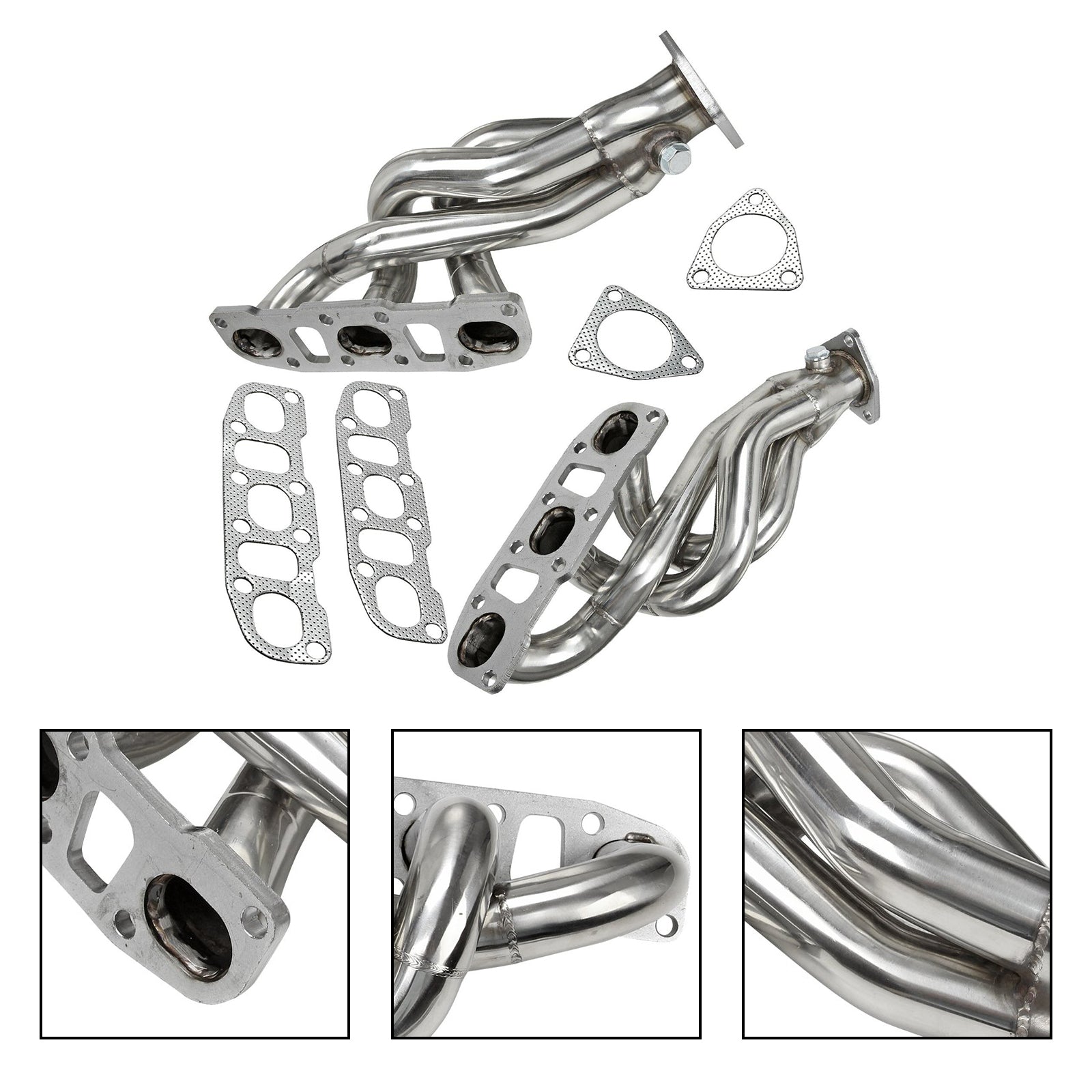 스테인리스 매니폴드 헤더는 스즈키 사무라이 및 지오 트래커 1.3L 1.6L L4 86-96에 적합합니다.