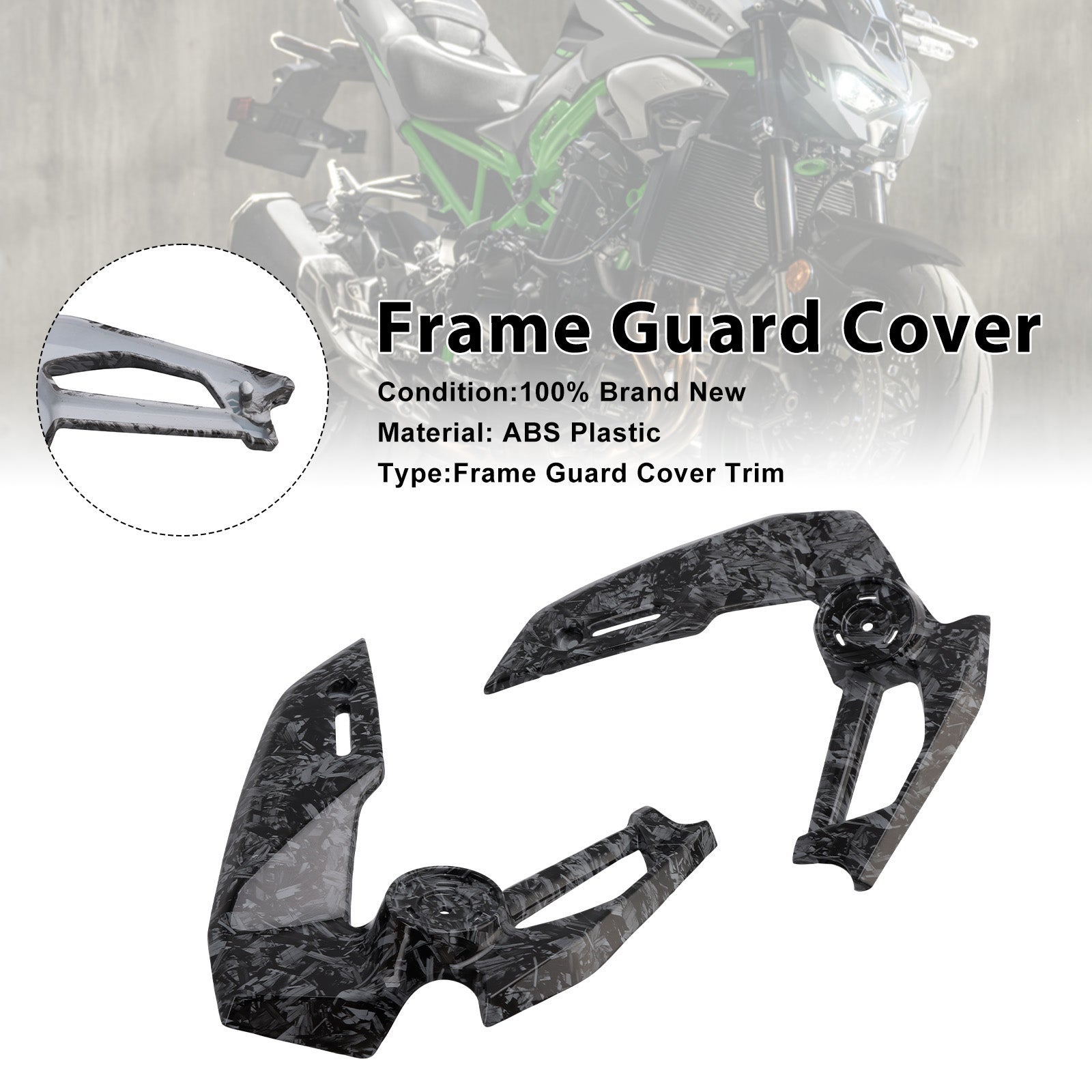 2025-2026 Kawasaki Z900 Frame Side Cover Guard Fairing