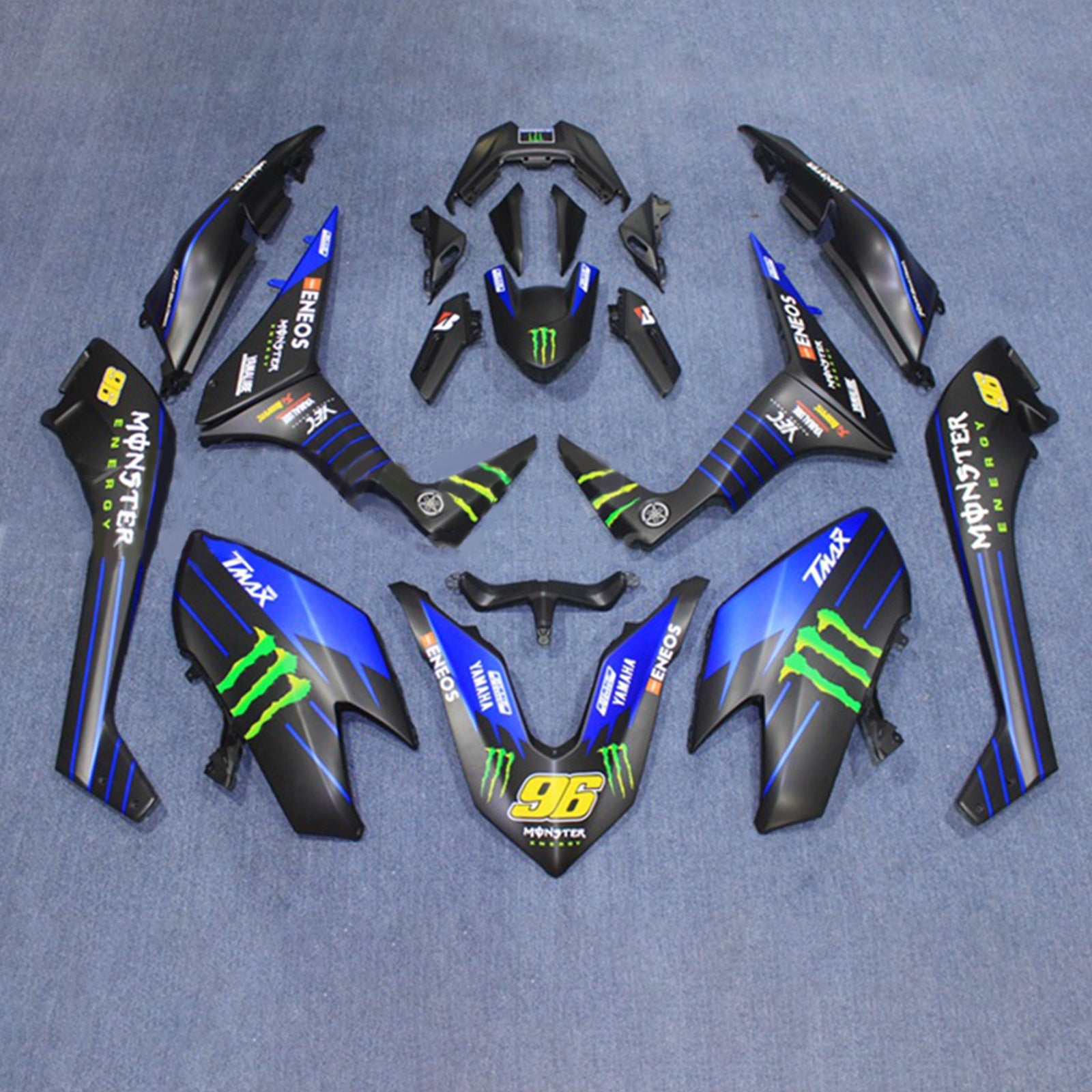 Amotopart Yamaha T-Max Tmax530 2017-2018 페어링 키트 차체 복근