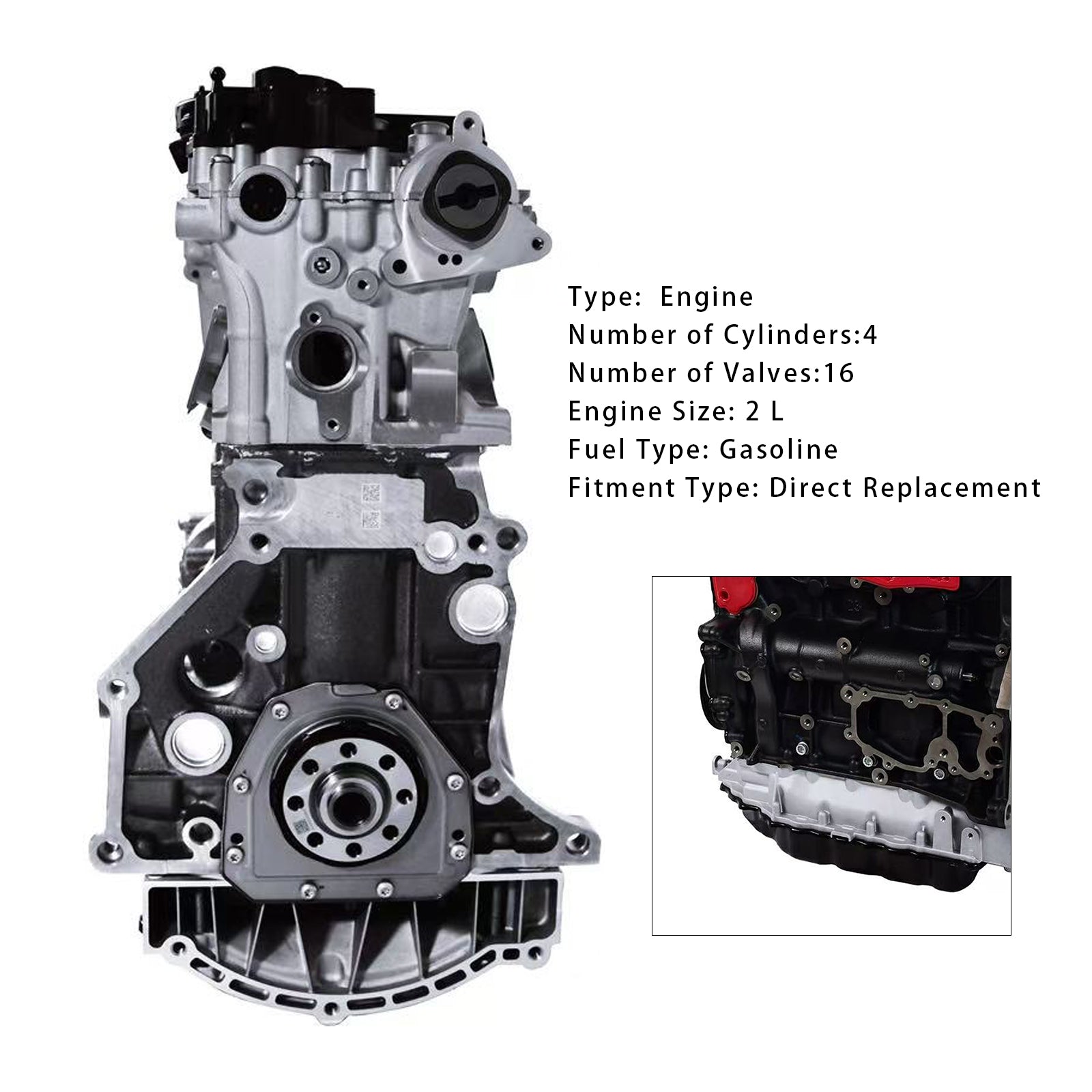 Brand New Motor Engine For Audi A4 A5 A6 Q5 2.0TFSI CDN CDNB CDNC/ CAE CAEA