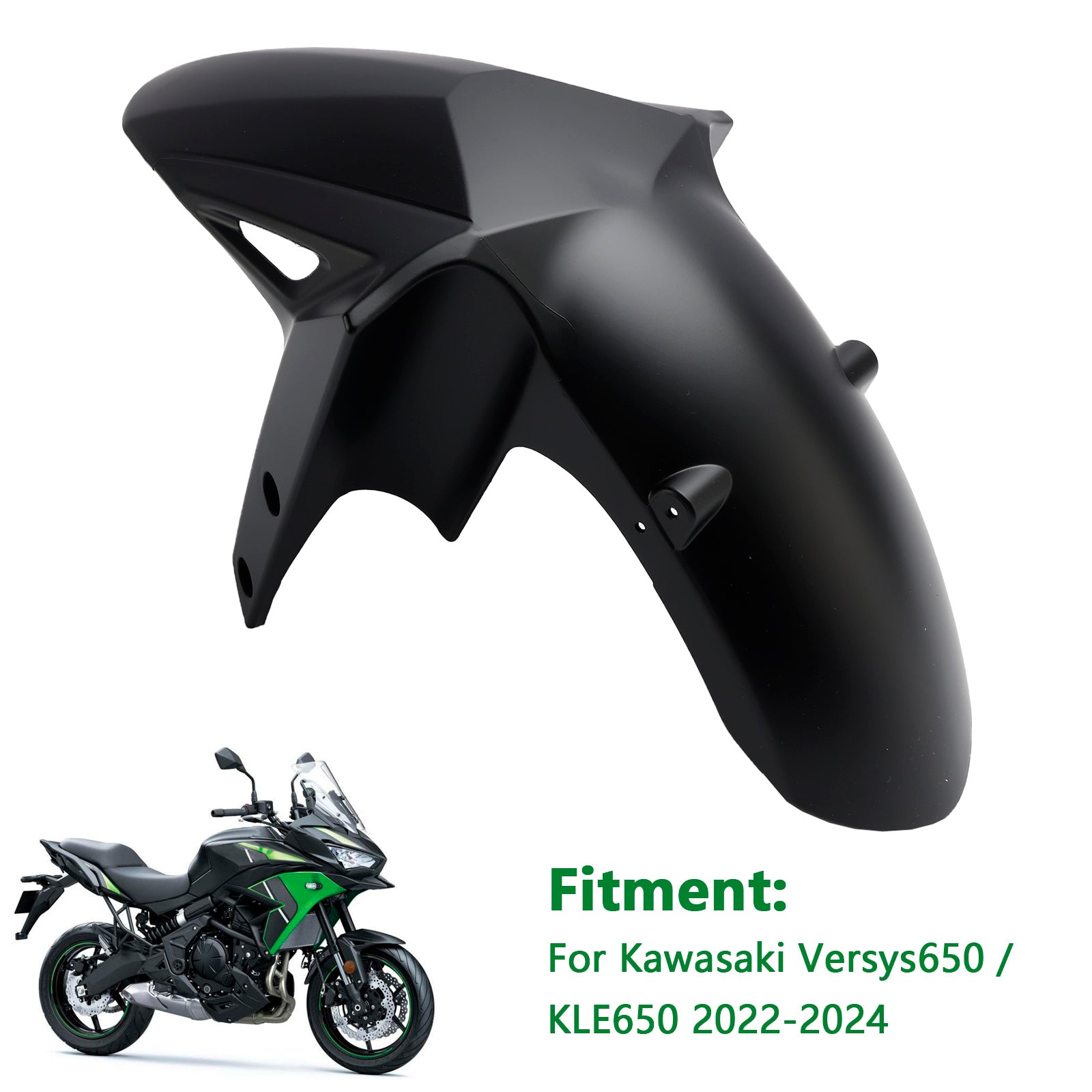 Front Fender Mudguard Fairing For Kawasaki Versys 650 KLE650 2022-2024 versys 1000 1100