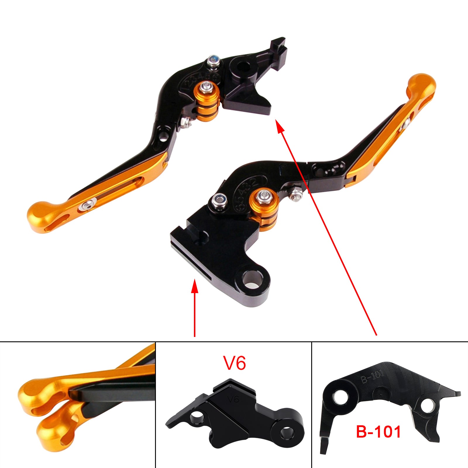 Adjustable Clutch Brake Lever fit for YAMAHA XSR900 XSR900GP MT-09 MT-09SP 24-25