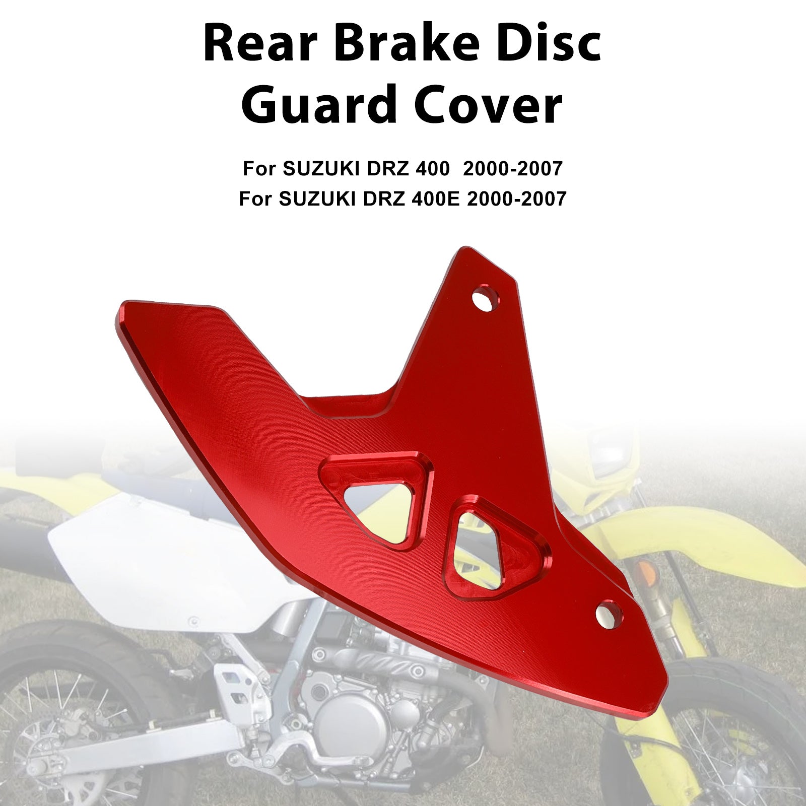 Rear Brake Disc Guard Cover For Suzuki DR-Z400SM 2000-2024 DRZ400/S/E