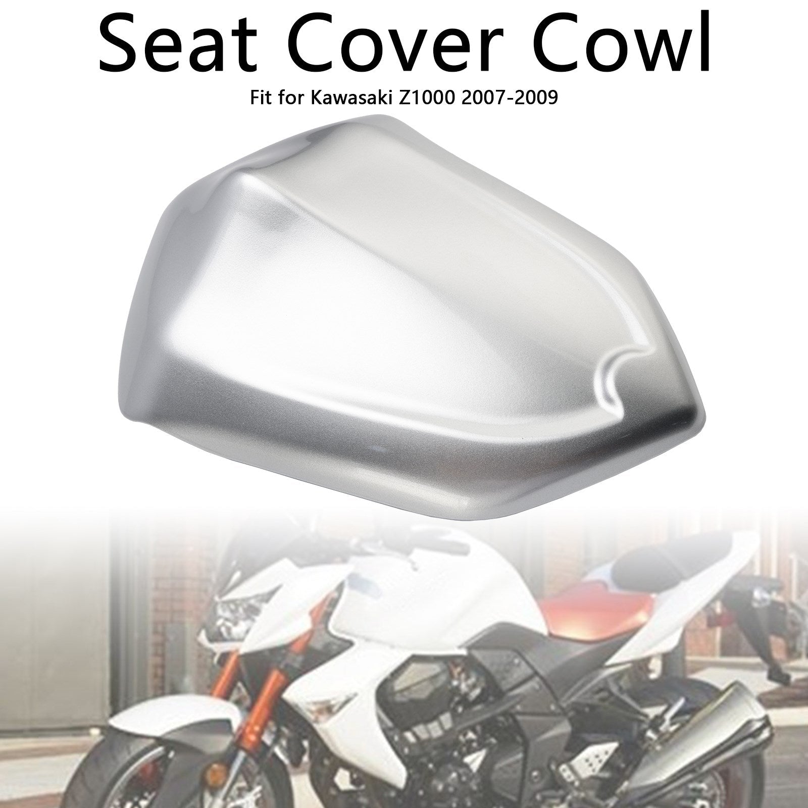 Tail Rear Seat Fairing Cover Cowl for Kawasaki Z1000 2007-2009