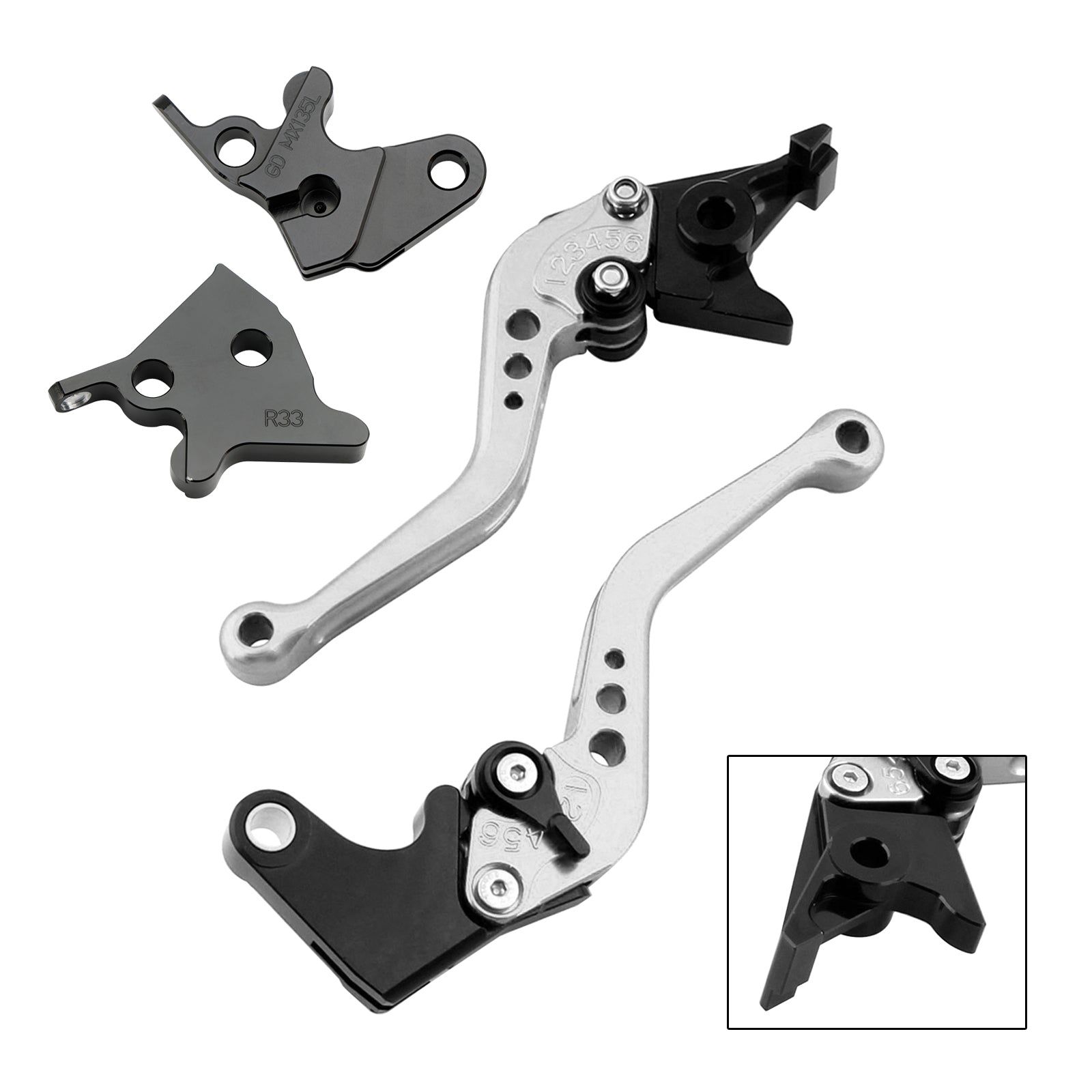 2005-2014 YAMAHA YBR125 NEW Short Clutch Brake Lever