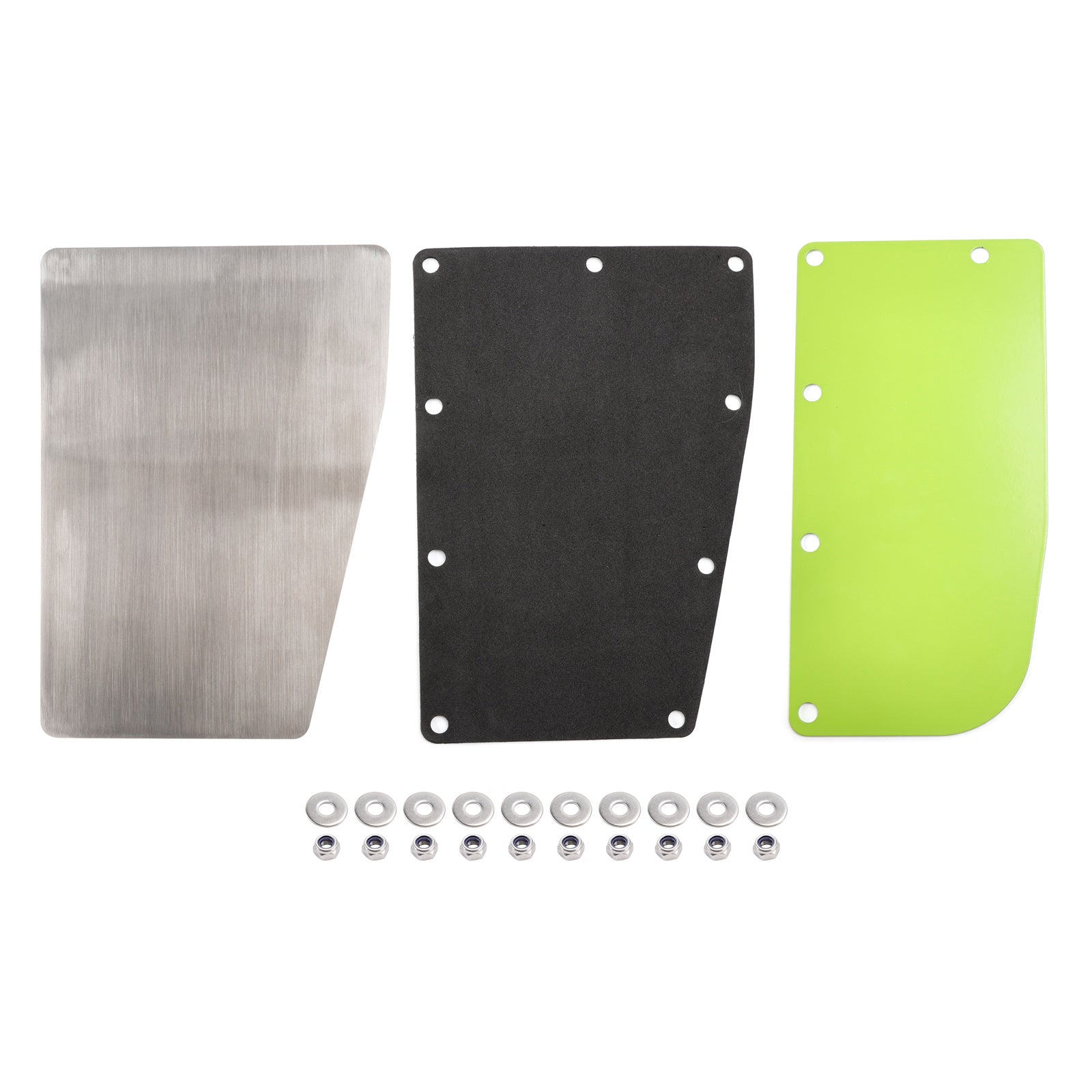 2012+ Ford Transit Custom Sliding Door Theft Shield Security Guard Plate Kit For