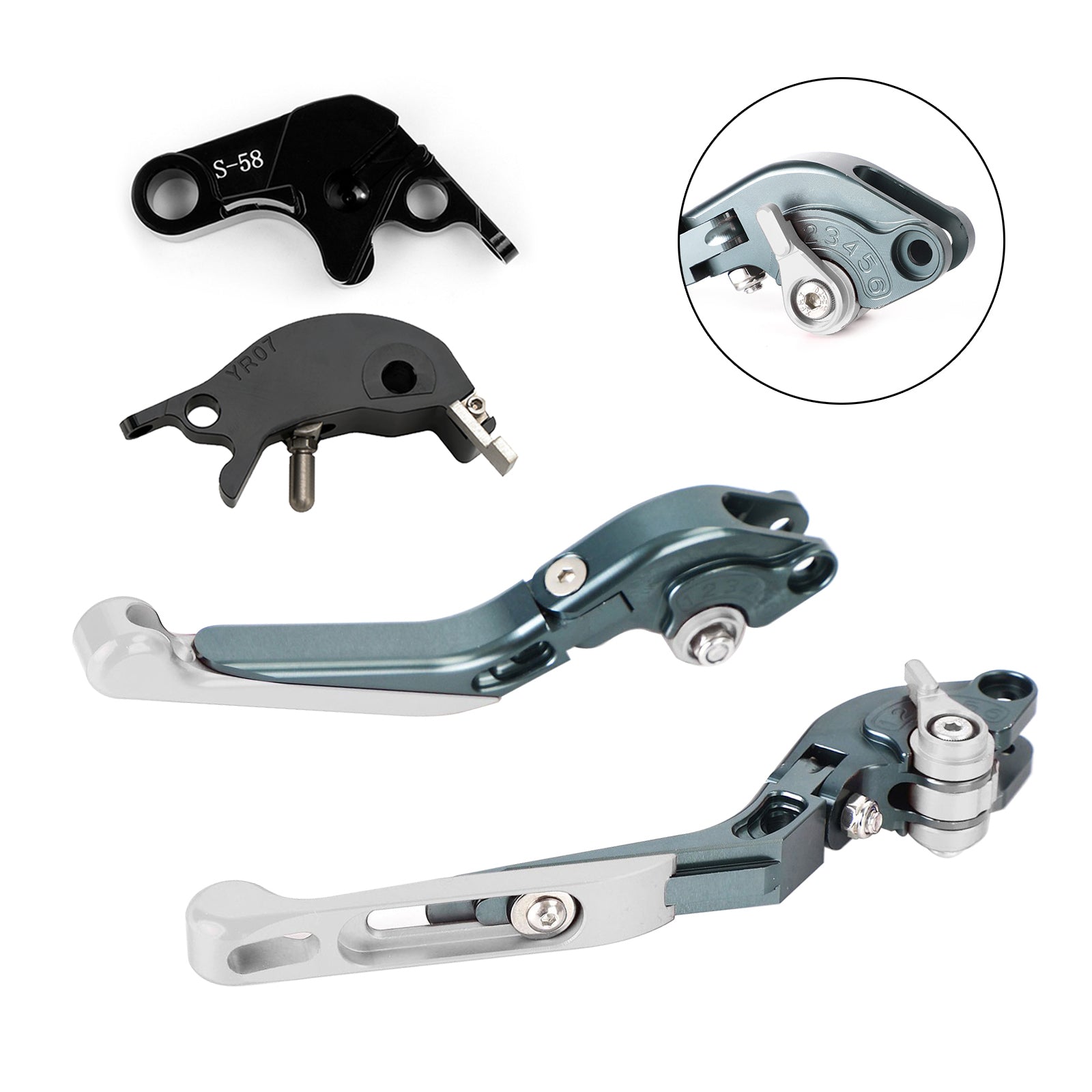 Adjustable Clutch Brake Lever fit for YAMAHA YZF R7 MT-10/SP FZ-10/SP 2022-23