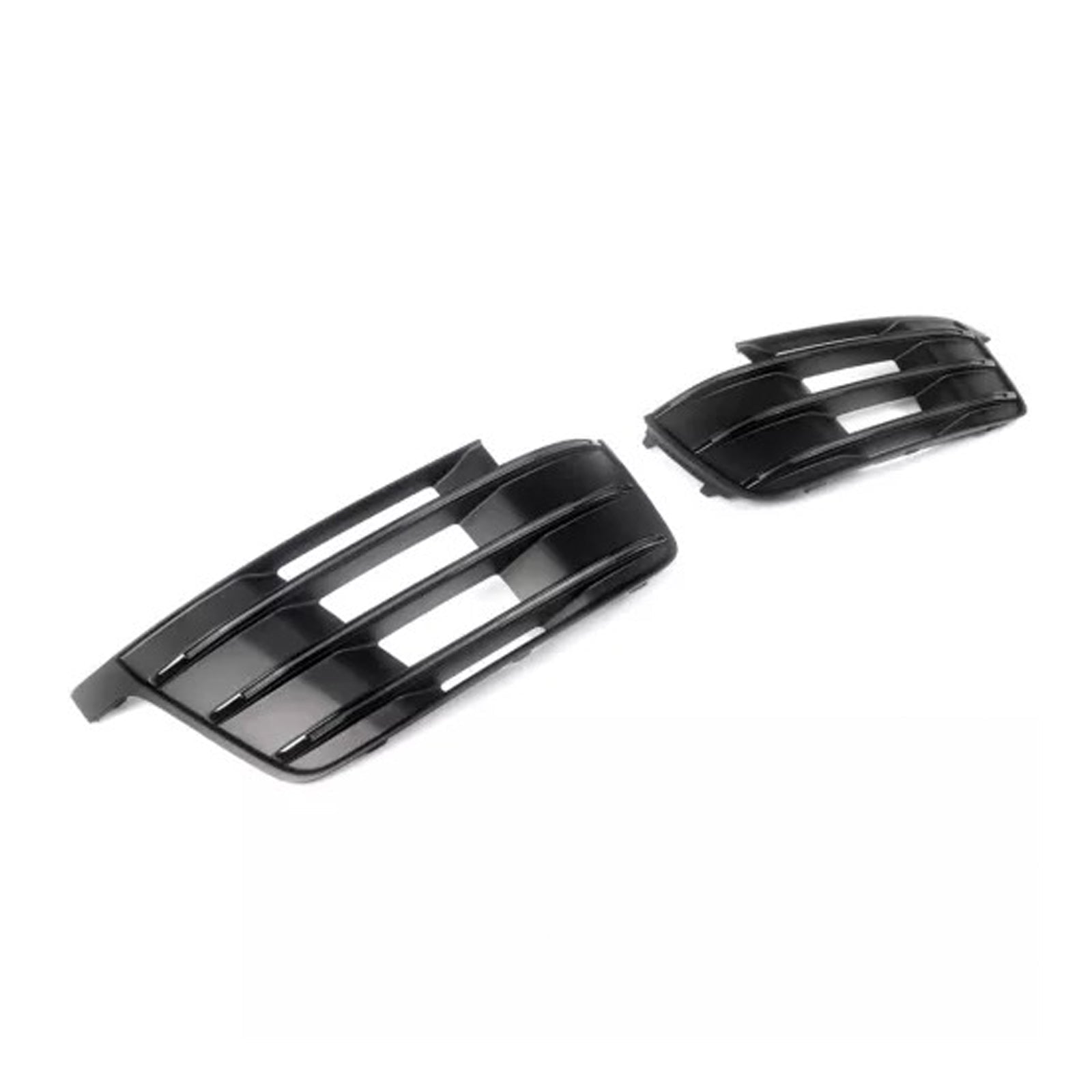 2016-2019 Audi Q7 S-Line 2X Original Car Front Bumper Fog Light Grilles 4M0807681D 4M0807682D