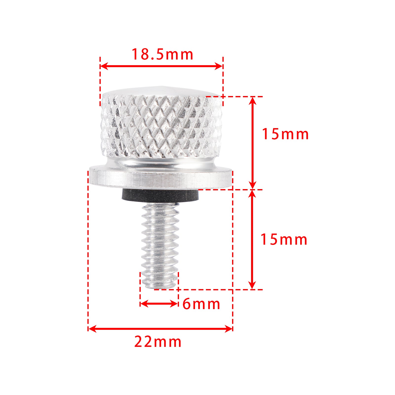 SILVER REAR FENDER SEAT BOLT SCREW FOR SPORTSTER XL883 XL1200 1997-2022