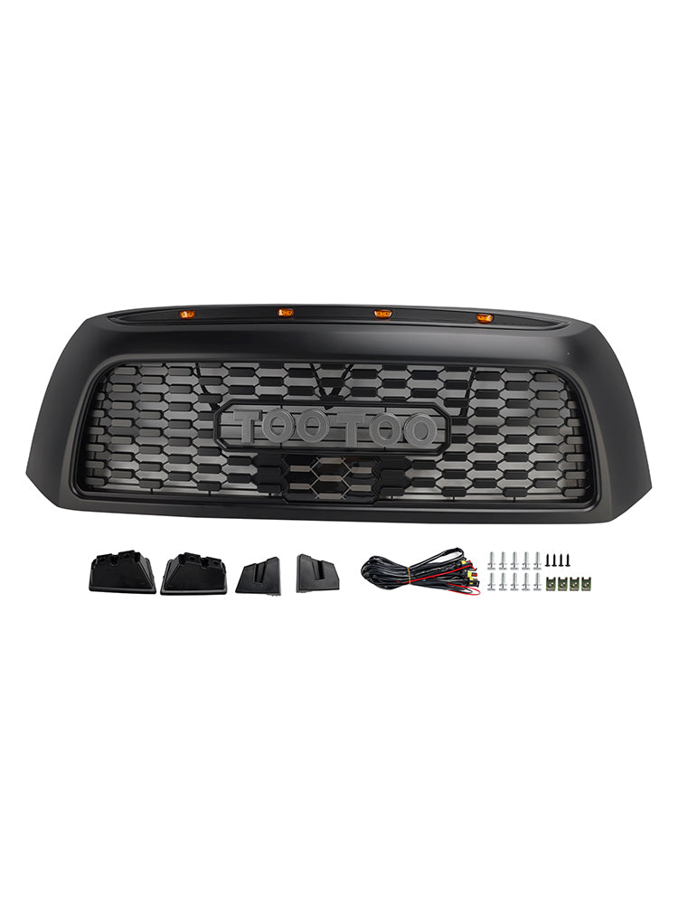 2006-2009 Toyota Tundra TRD PRO Honeycomb Front Bumper Grill Grille Black