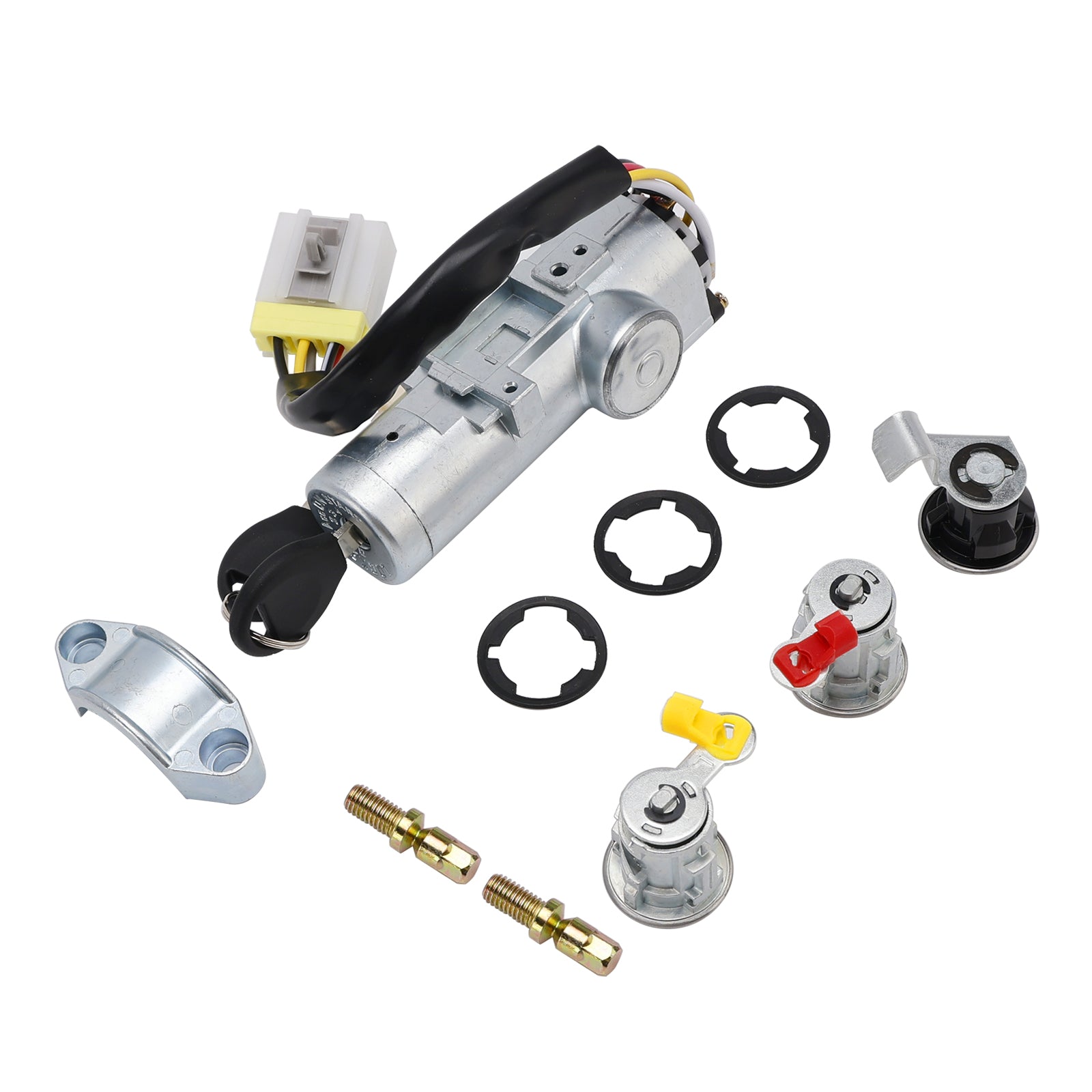 Ignition Barrel Door Lock Kit w/ 2 Keys K9810-2S806 For Nissan Navara D22 1997-2006