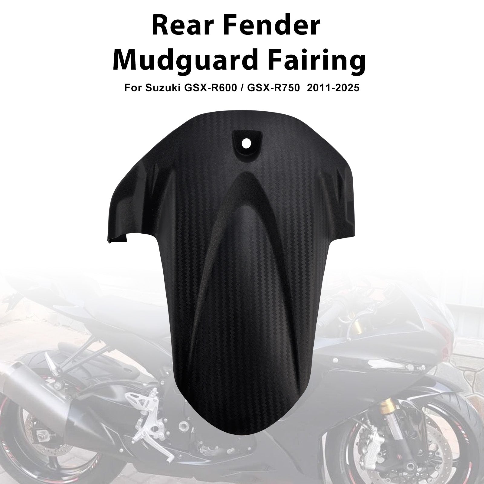 Rear Fender Mudguard Fairing For Suzuki GSXR600 GSXR750 2011-2025