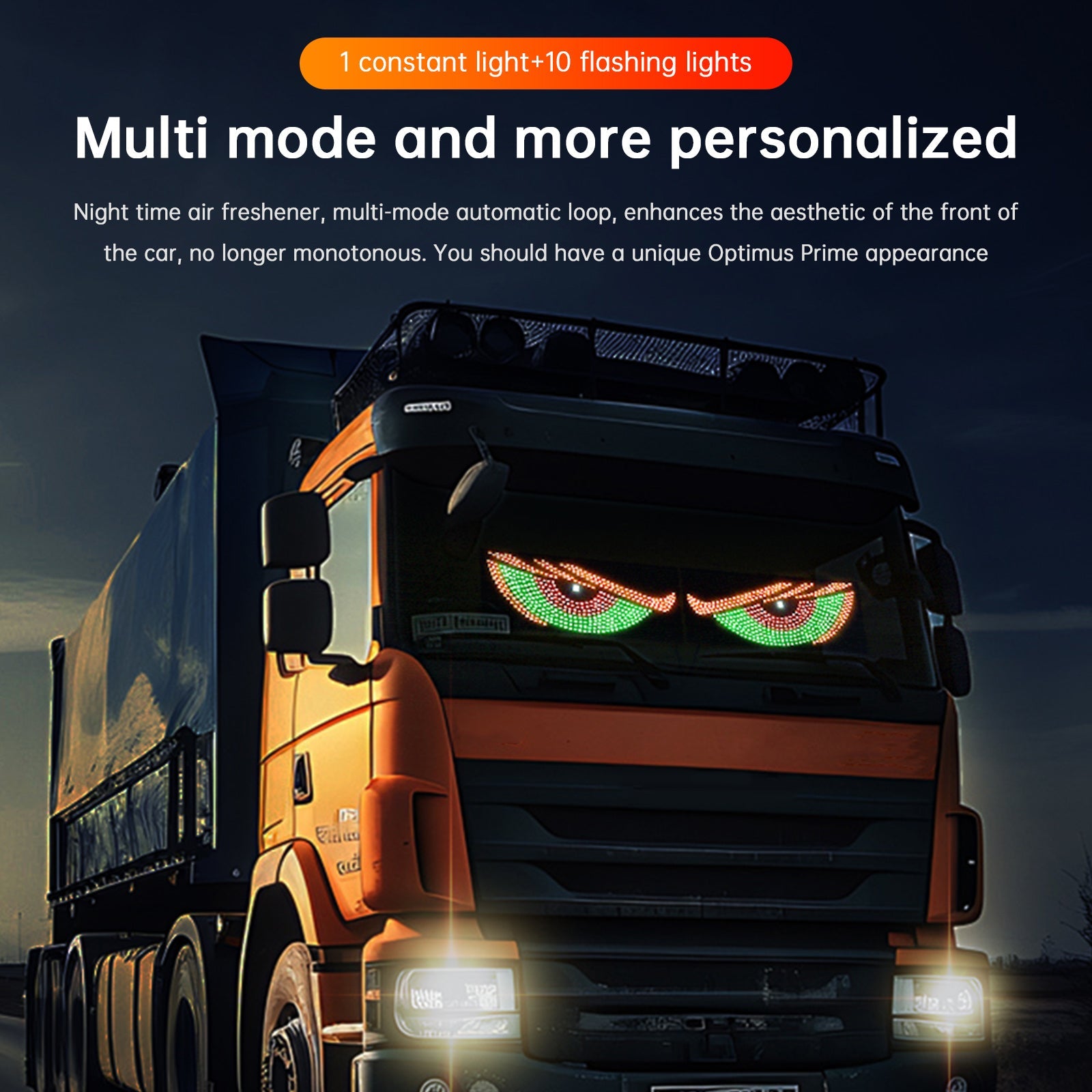 LED-Screen Devil's Eye Car Eye Light Truck Dynamic LED Light