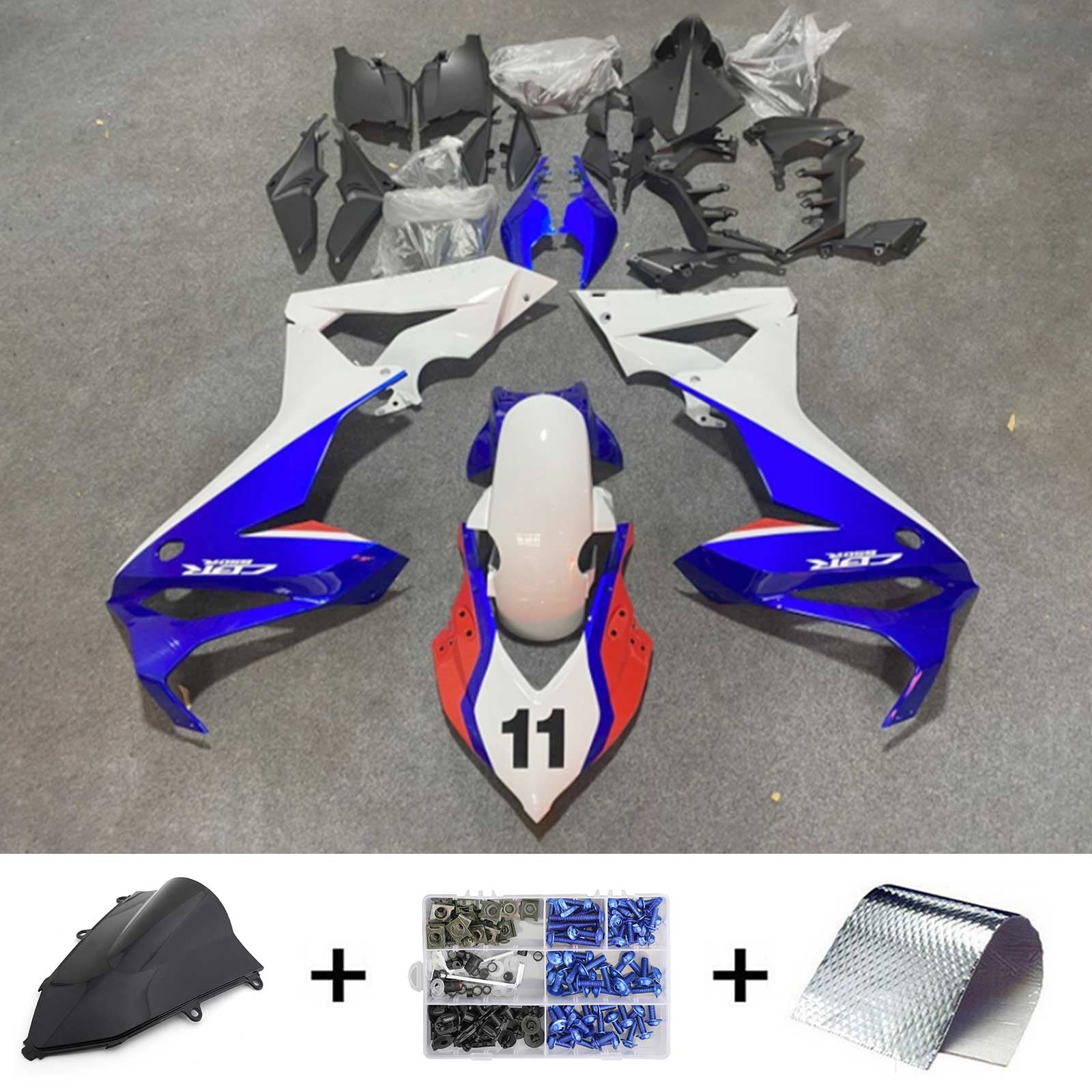 Amotopart Honda CBR650R 2021-2022 Fairing Kit Bodywork Plastic ABS