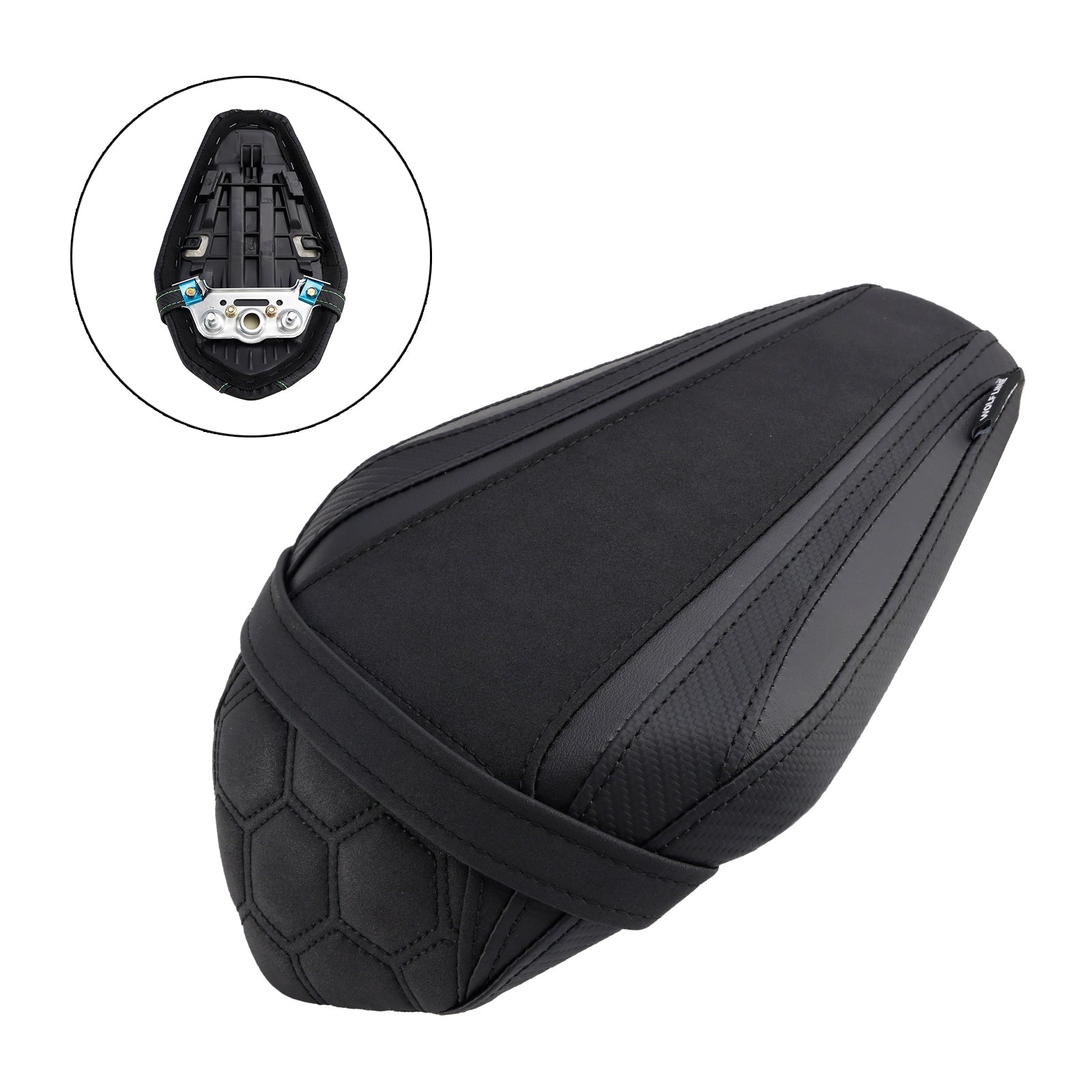 2021-2023 Kawasaki Zx-10R/Rr Rear Passenger Seat Cushion Pu Pillion Flat Black