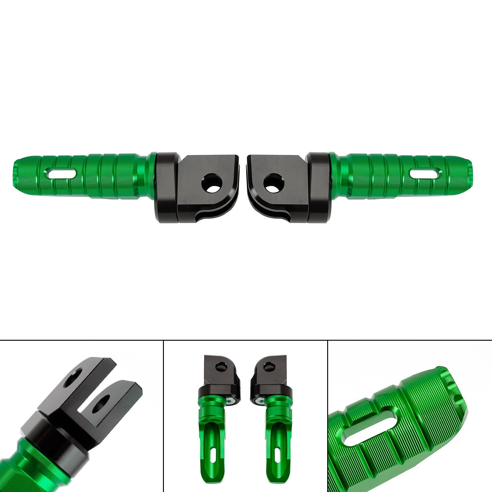 Front Footrests Foot Pegs fit for KAWASAKI ZX-4R ZX-4RR 24-25 NINJA 400 2018-2024
