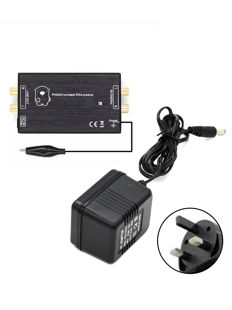 T11 Phono Preamp Preamplifier MM Phono Preamp Turntable Stereo Phonograph Preamp