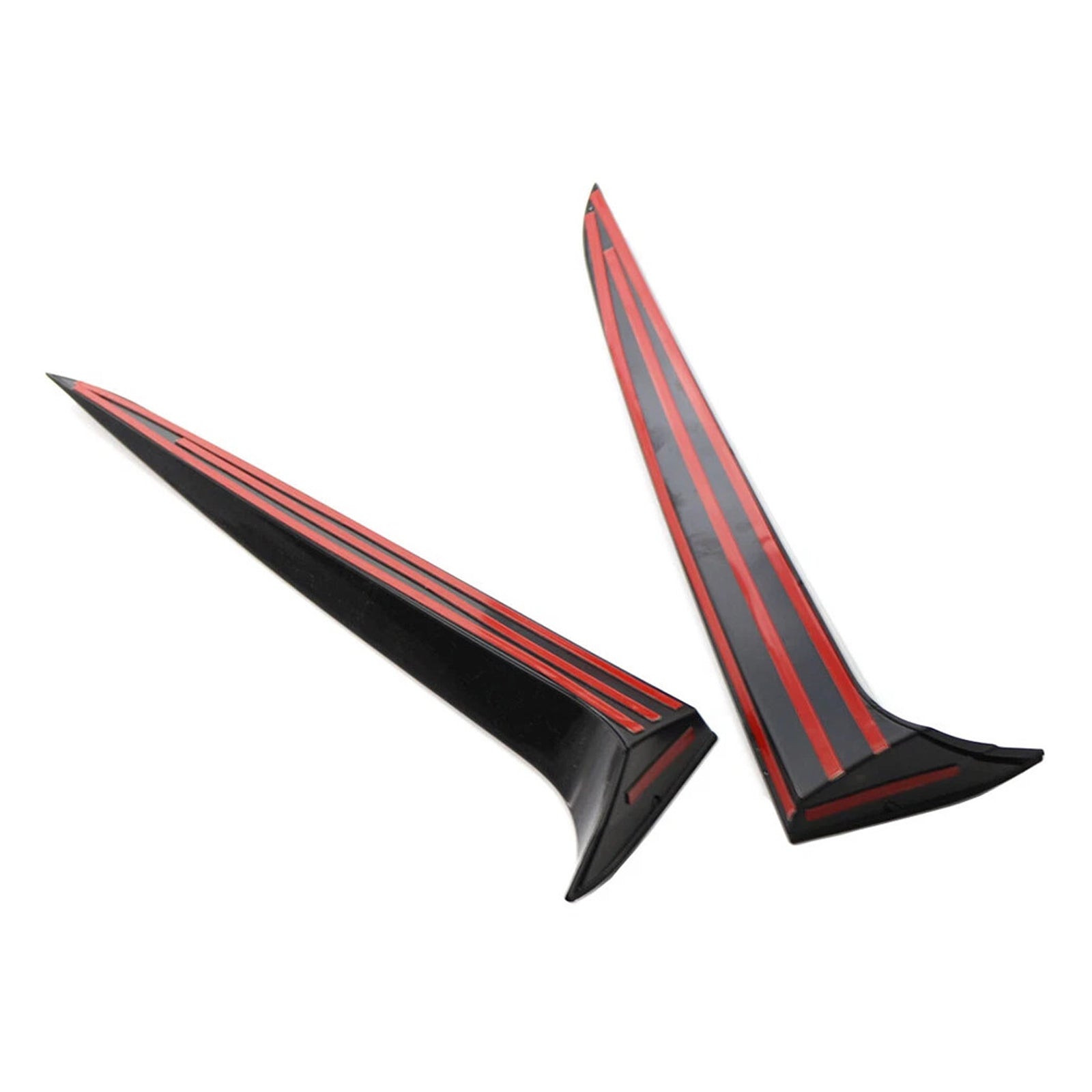 2011-2017 BMW X3 F25 Gloss Black Pair Rear Window Side Wing Spoiler