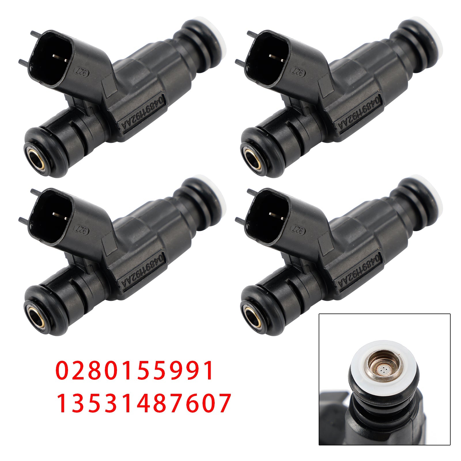 4Pcs Fuel Injector For Mini Cooper One R50 R53 R52 1.6 0280155991 13531487607