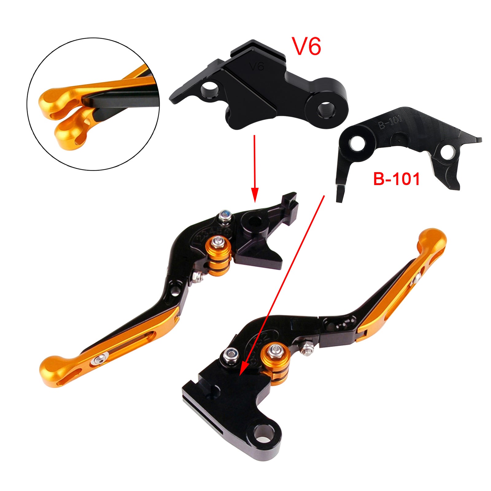 Adjustable Clutch Brake Lever fit for YAMAHA XSR900 XSR900GP MT-09 MT-09SP 24-25