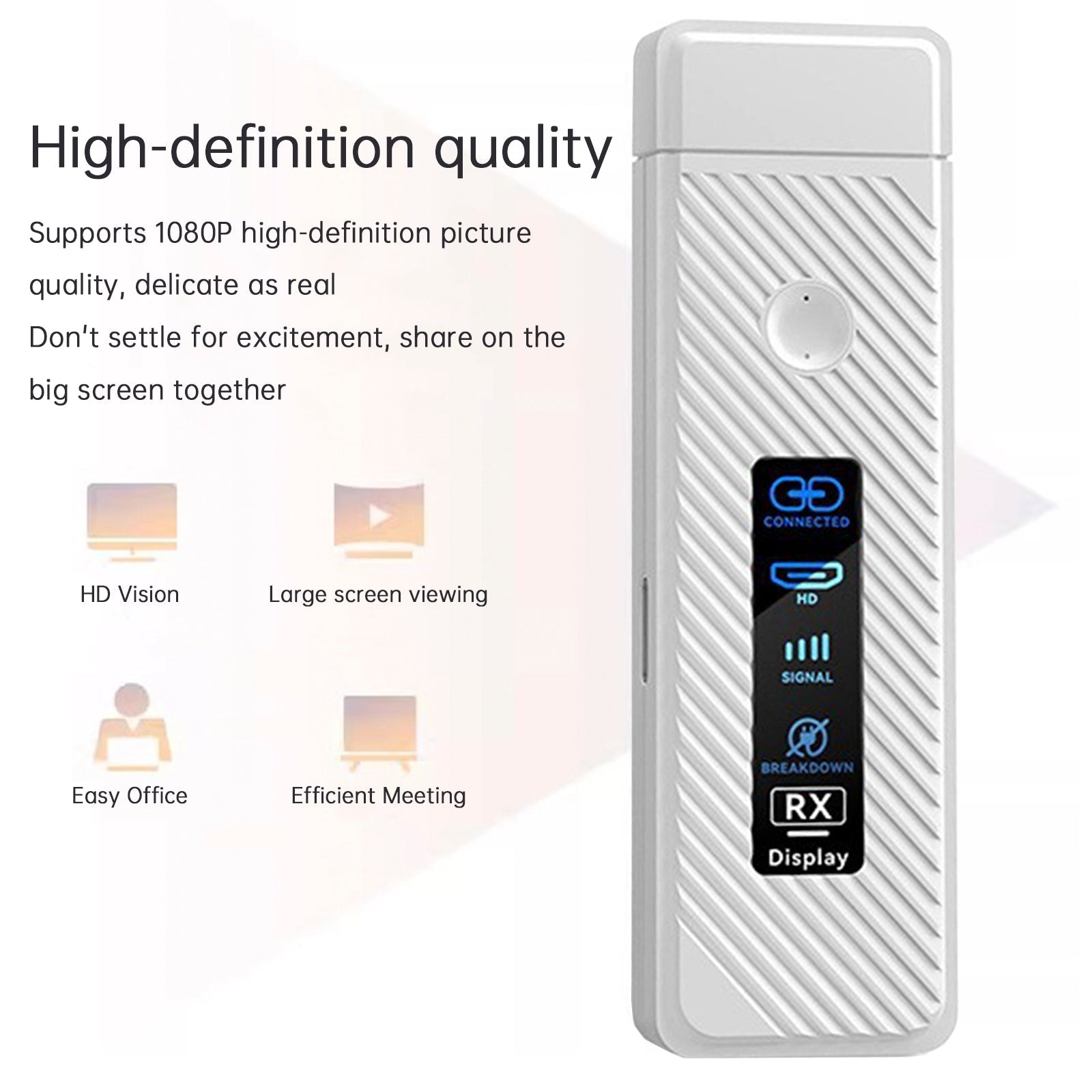 HDMI Wireless Same Screen Projector HD 1080P 50M Video Transmitter Receiver