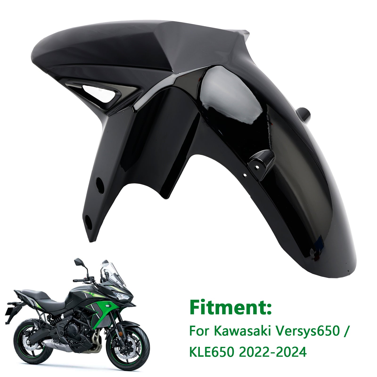 Front Fender Mudguard Fairing For Kawasaki Versys 650 KLE650 2022-2024 versys 1000 1100