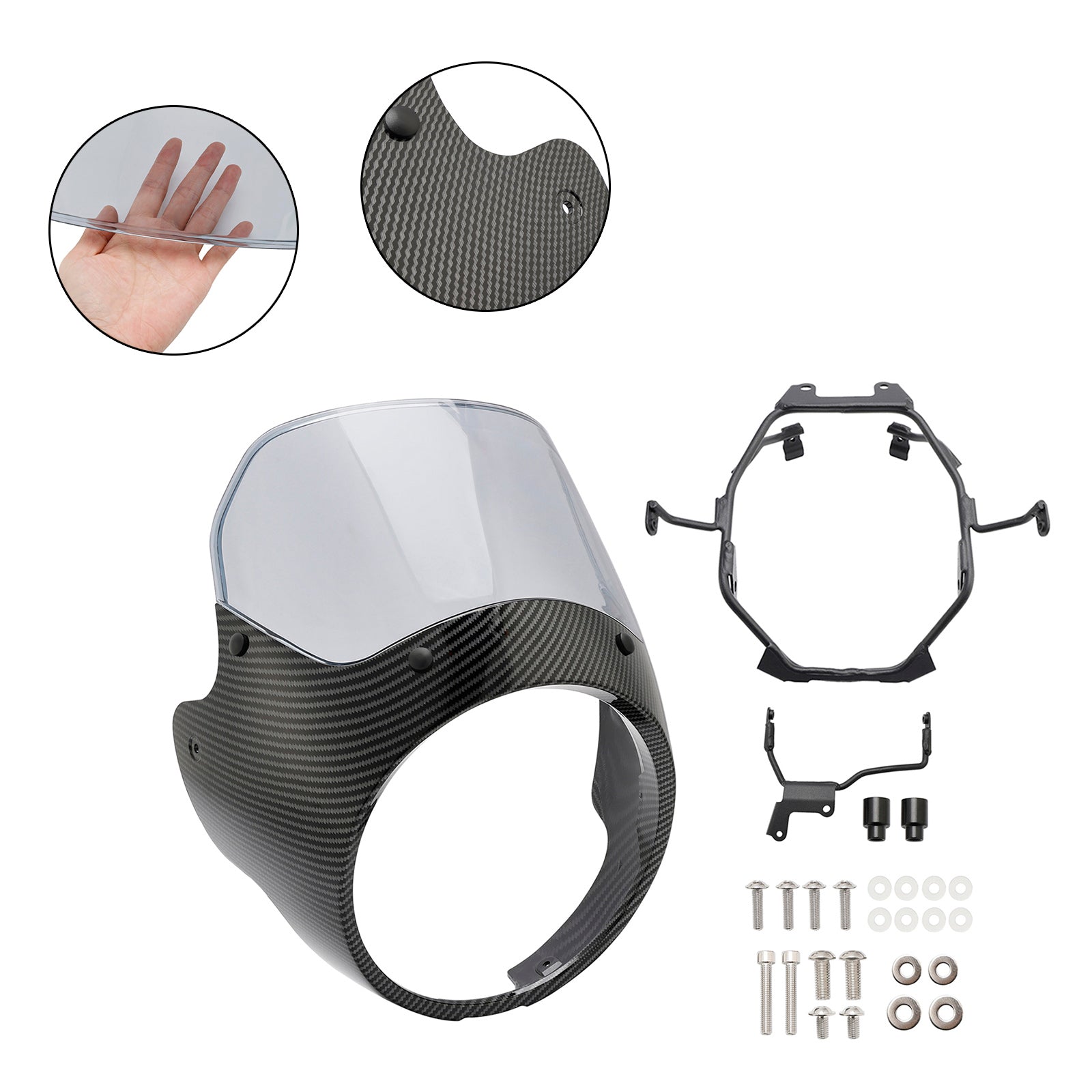 Windshield WindScreen Headlight Fairing Cover fit for HONDA GB350 GB350S 2023-2024