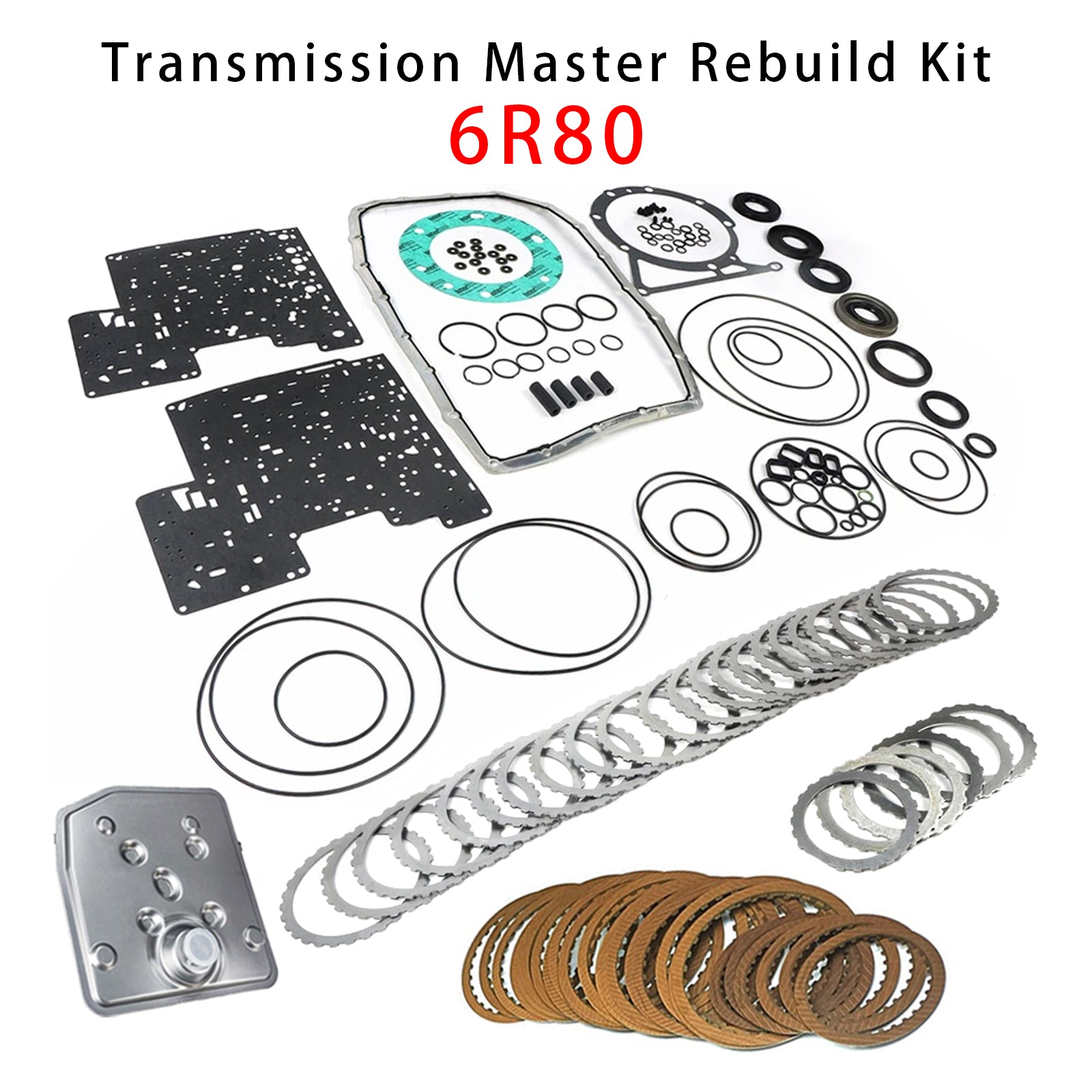 2014 For TRANSIT 3.2L 3.5L 3.7L Auto Transmission Master Rebuild Kit Clutch Plates 6R80 RCP96-287