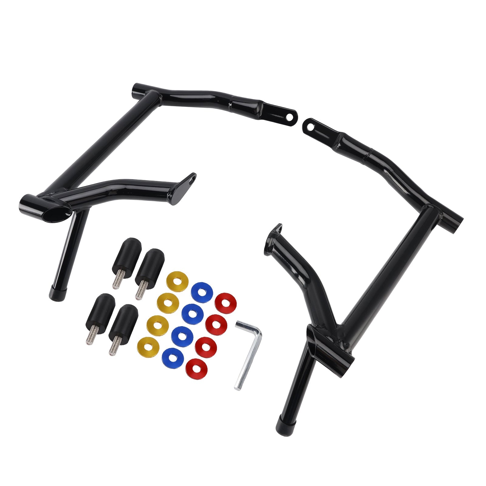 2014-2023 Road Glides Street Glides Road Glides FLHT FLHX Saddlebag Guard Crash Bar Frame Protector Bumper Black