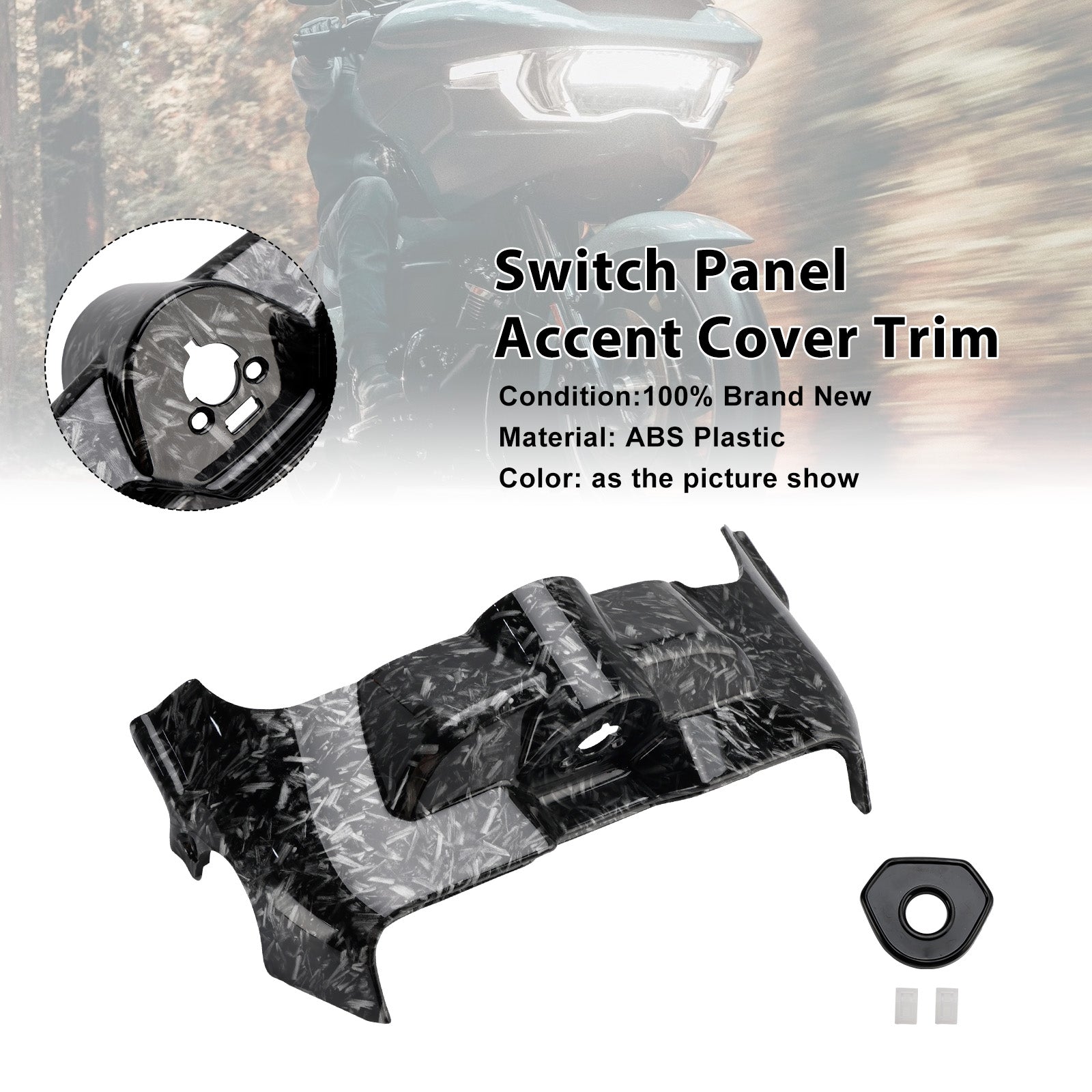 2023-2025 Touring Electra Street Glide Switch Panel Accent Cover Trim