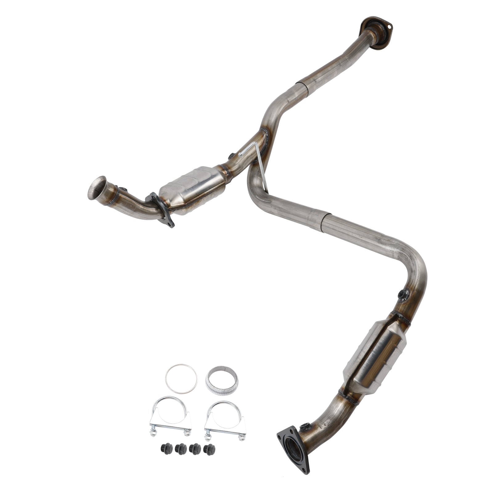 2015-2017 GMC Sierra 3500 HD 6.0L V8 Y Pipe With Catalytic Converters