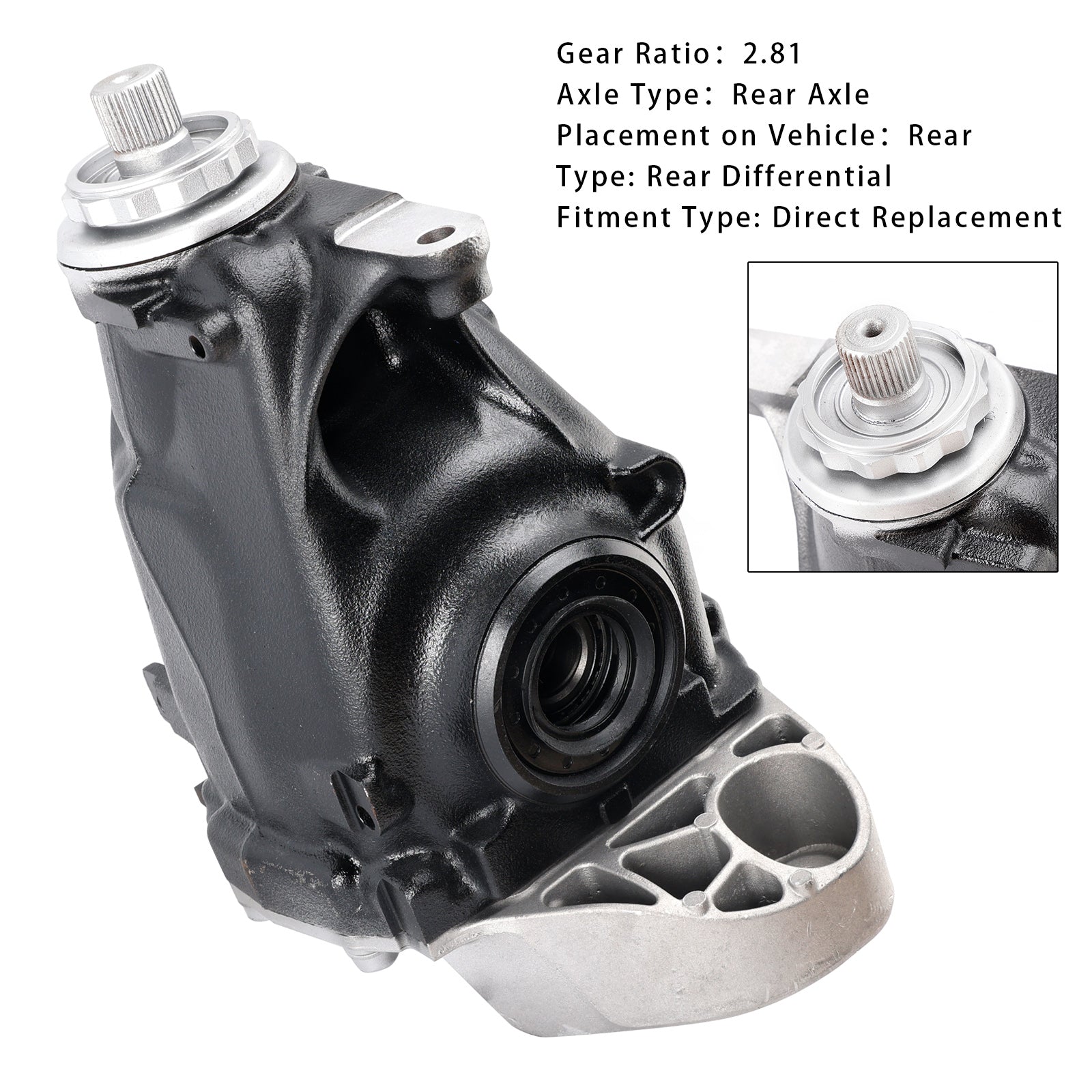 Rear Differential 33107616972 33107616971 2.81 Ratio For BMW F20 F21 1 Series