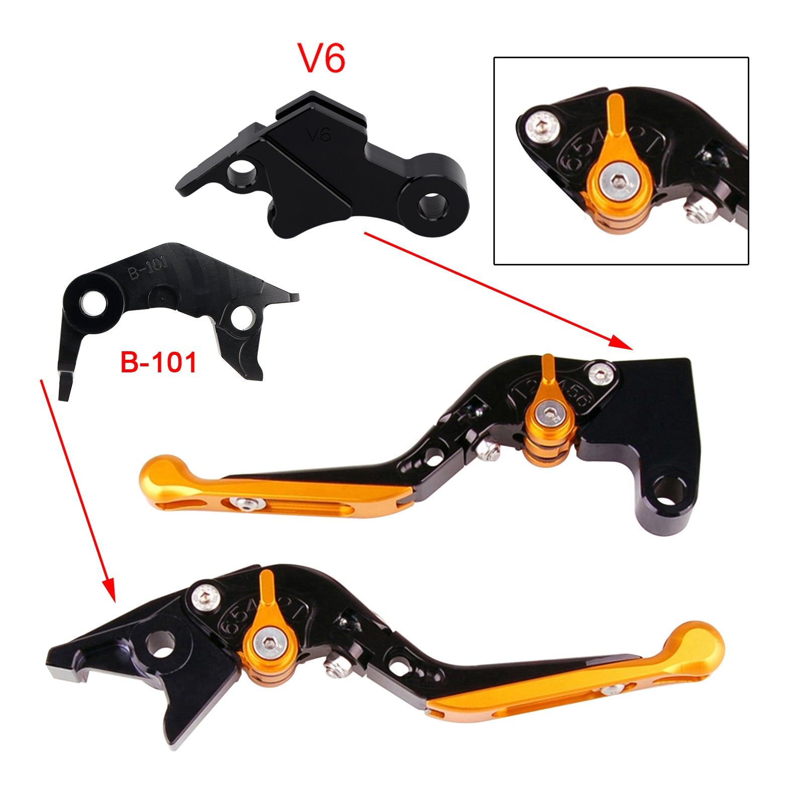 Adjustable Clutch Brake Lever fit for YAMAHA XSR900 XSR900GP MT-09 MT-09SP 24-25