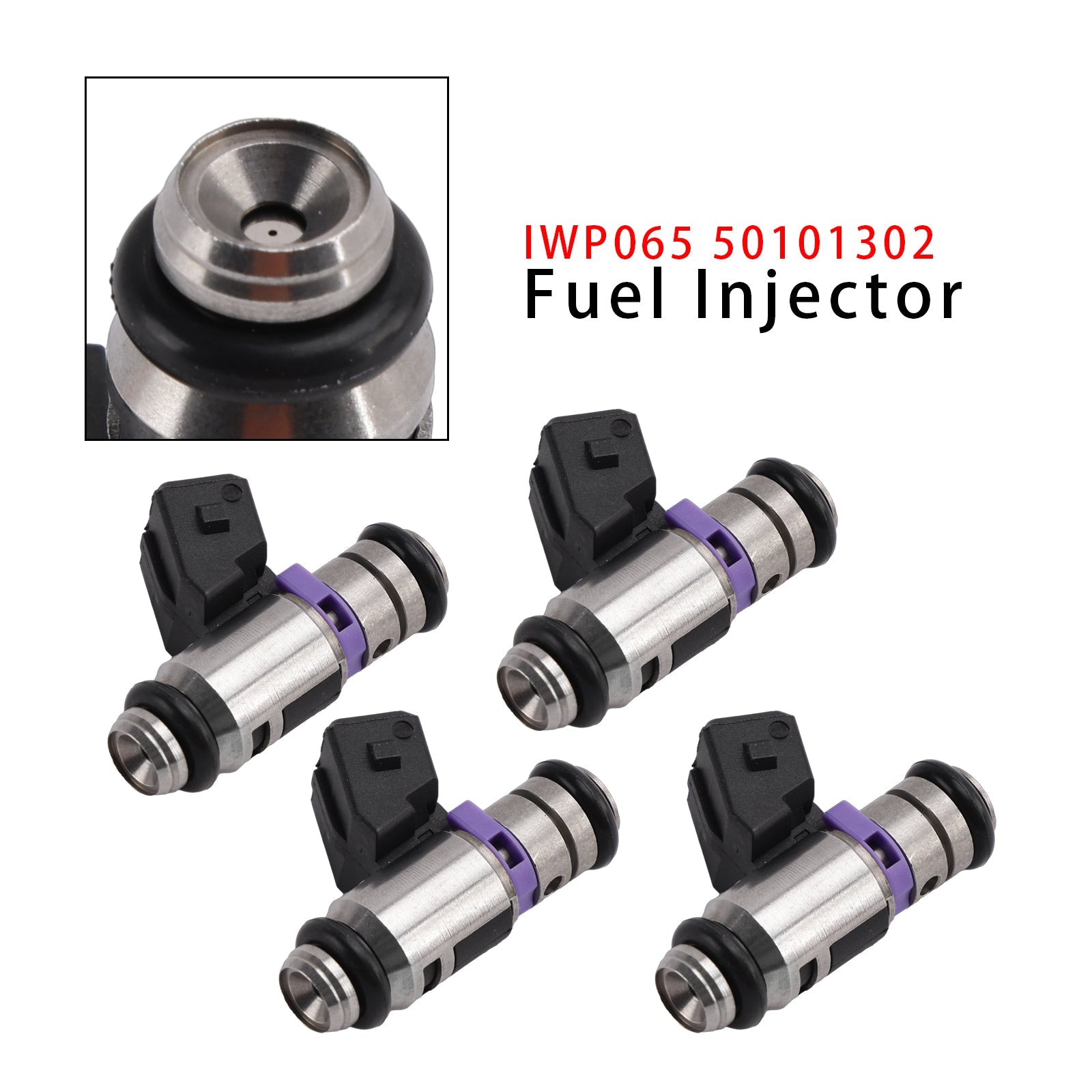 4Pcs Fuel Injector For Fiat Panda 1.1 Punto 1.2 Seicento Doblo IWP065 50101302