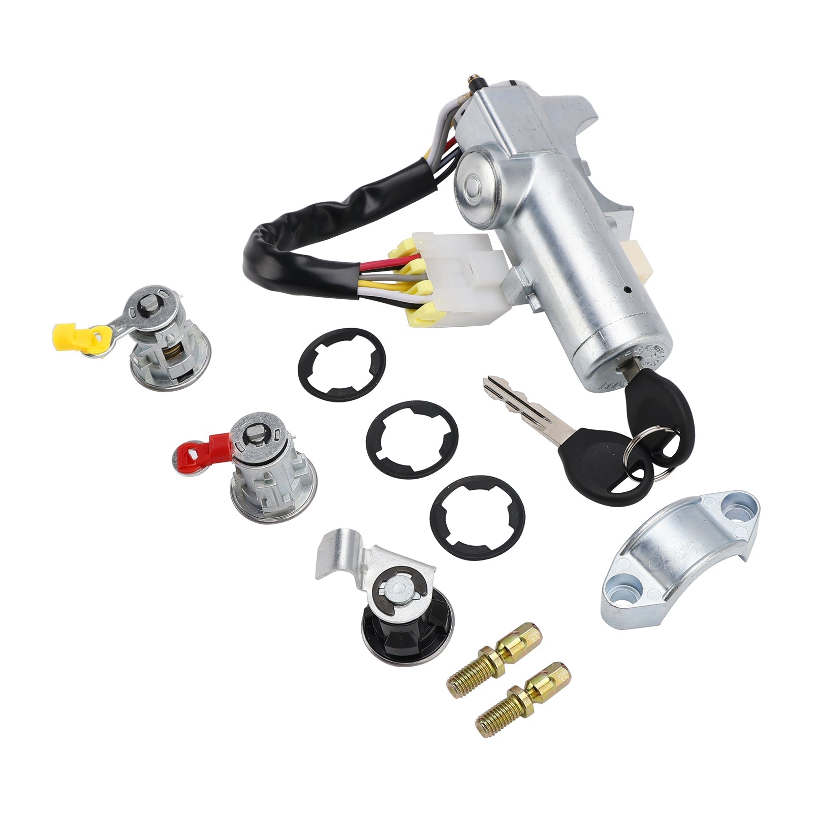 Ignition Barrel Door Lock Kit w/ 2 Keys K9810-2S806 For Nissan Navara D22 1997-2006