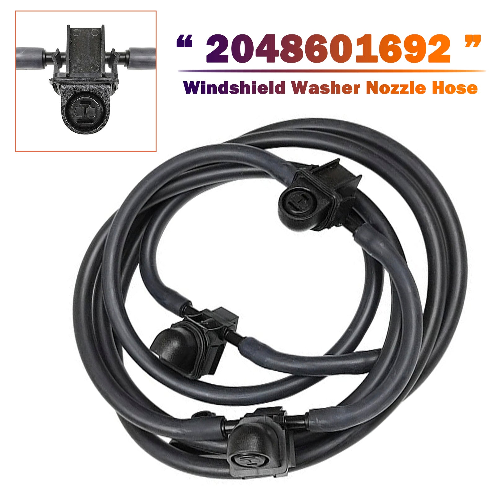 Windshield Washer Nozzle Hose for Benz C Class W204 S204 C204 2048601692
