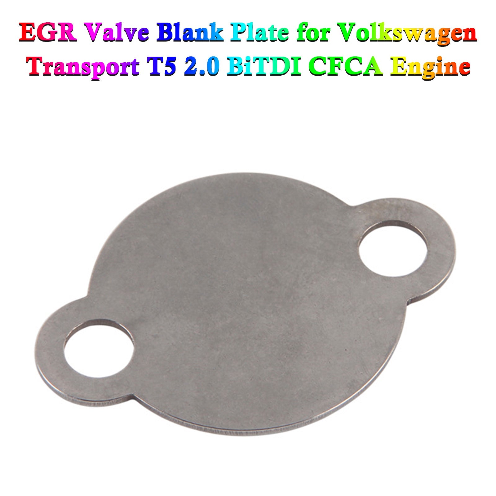 EGR Valve Blank Plate for Volkswagen Transport T5 2.0 BiTDI CFCA Engine