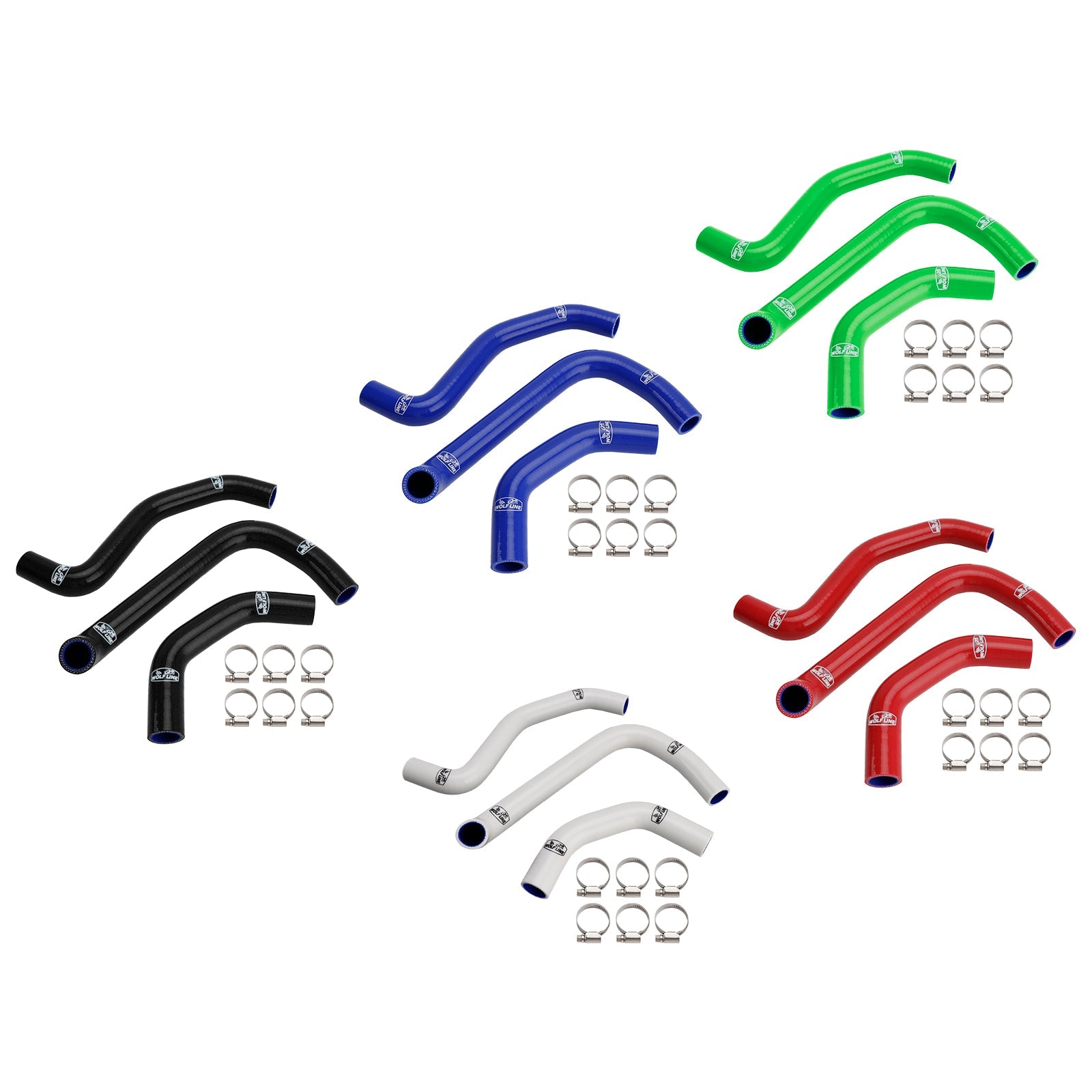 2021-2025 Kawasaki ZX10R ZX-10RR Silicone Radiator coolant Hose