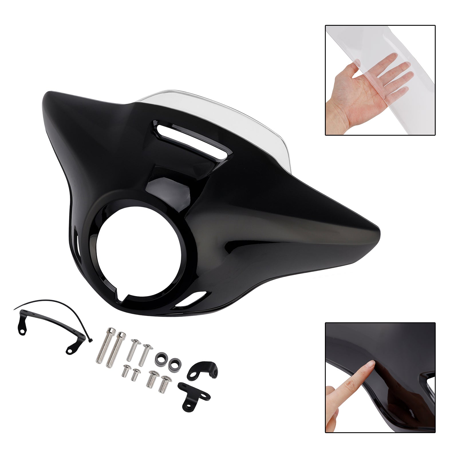 2021-2024 HONDA CM300 CM500 Windshield WindScreen Headlight Fairing