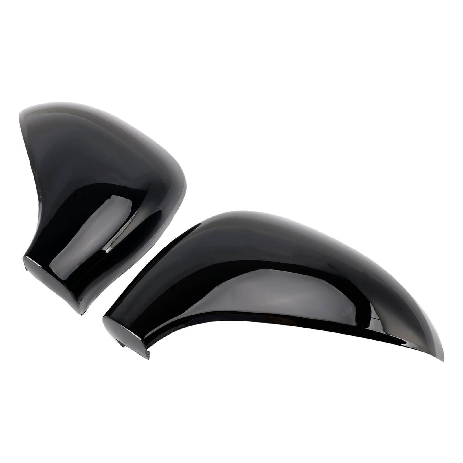 07/2006-05/2015 Peugeot 207 Hatchback Side Mirror Covers Rearview Housing Bright Black 9680194877 Generic