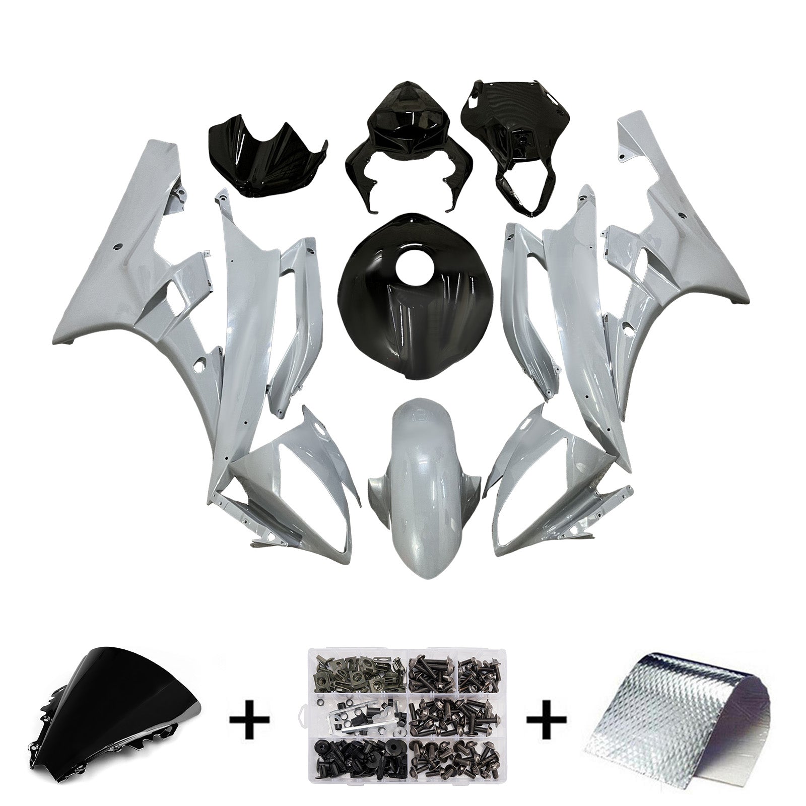 Injection Fairing Kit Bodywork Plastic ABS For Yamaha YZFR6 YZF-R6 2006-2007