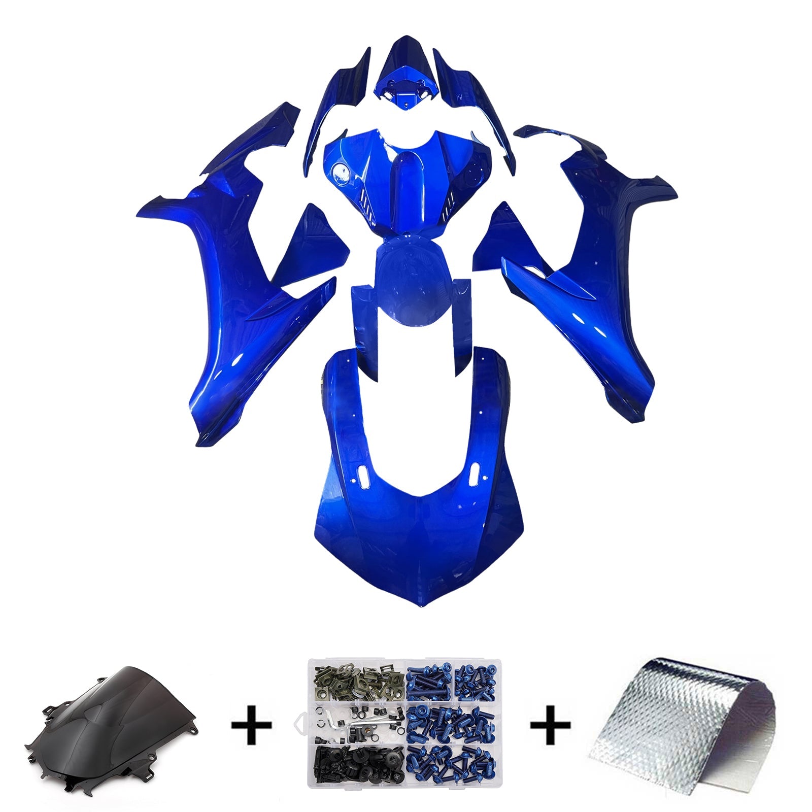 Injection Fairing Kit Bodywork Plastic ABS For Yamaha YZFR1 YZF-R1 2015-2019
