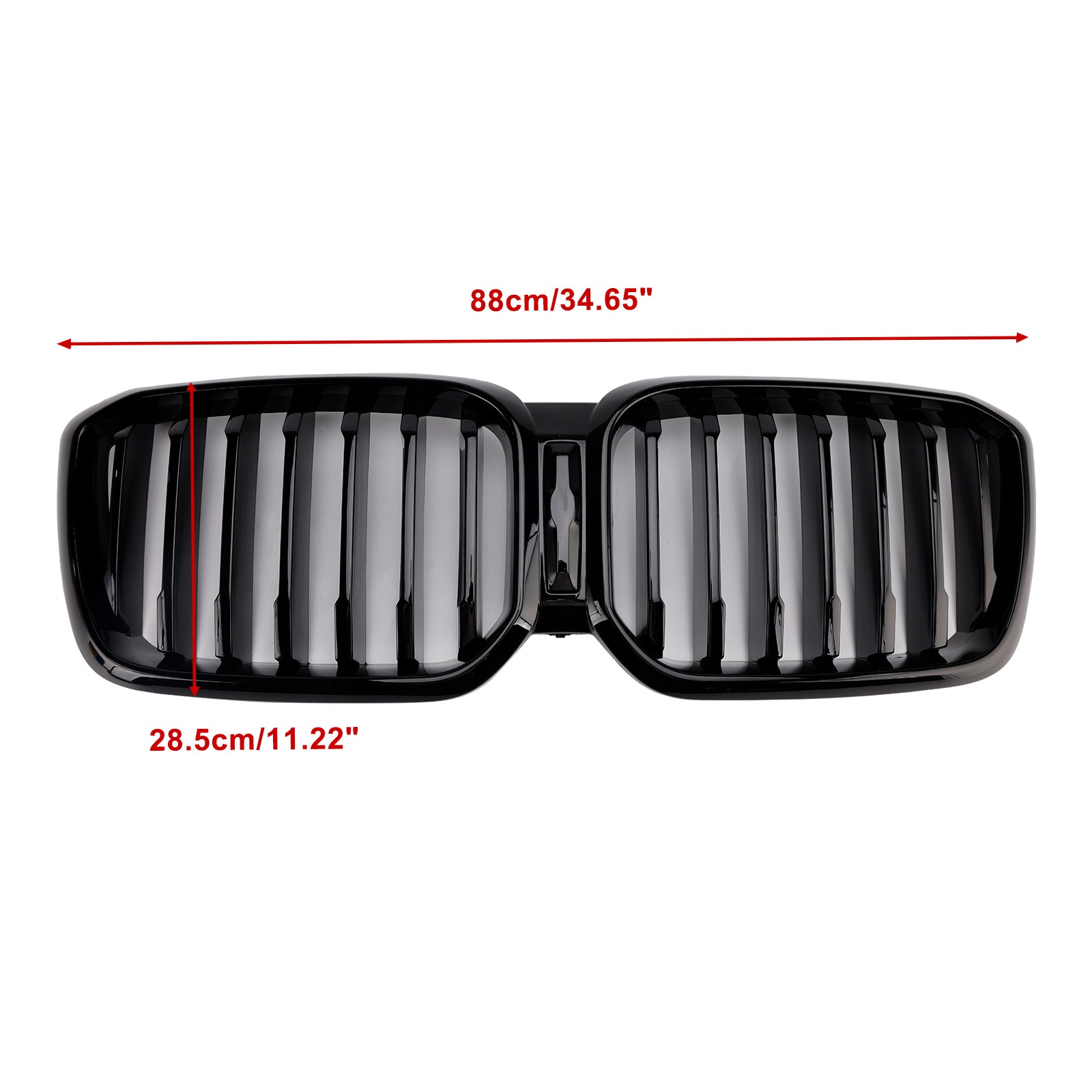 2022-2025 BMW X3 G01 X4 G02 Front Bumper Kidney Grille Glossy Black 51139501170