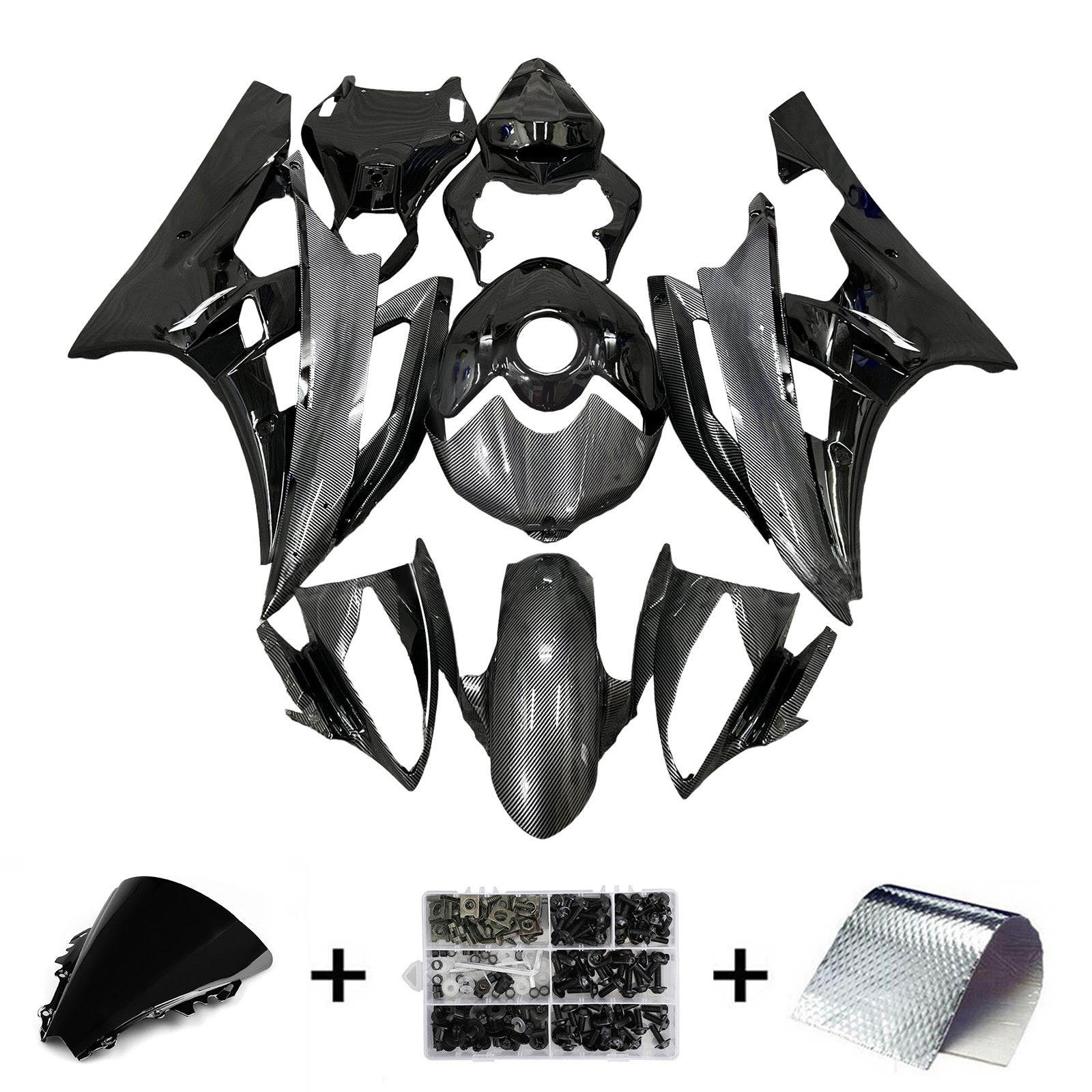Injection Fairing Kit Bodywork Plastic ABS For Yamaha YZFR6 YZF-R6 2006-2007