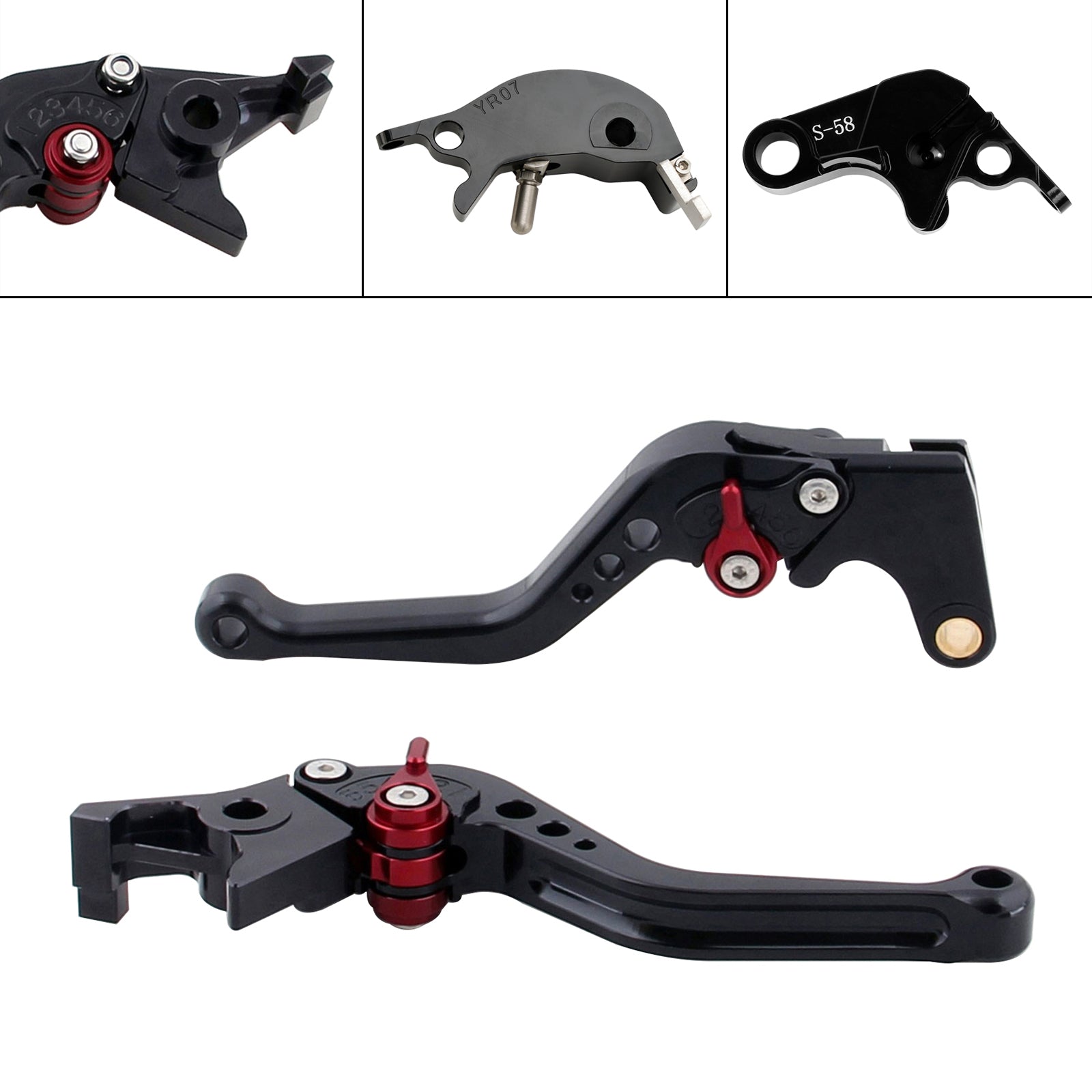 NEW Short Clutch Brake Lever fit for YAMAHA YZF R7 MT-10/SP FZ-10/SP 2022-23