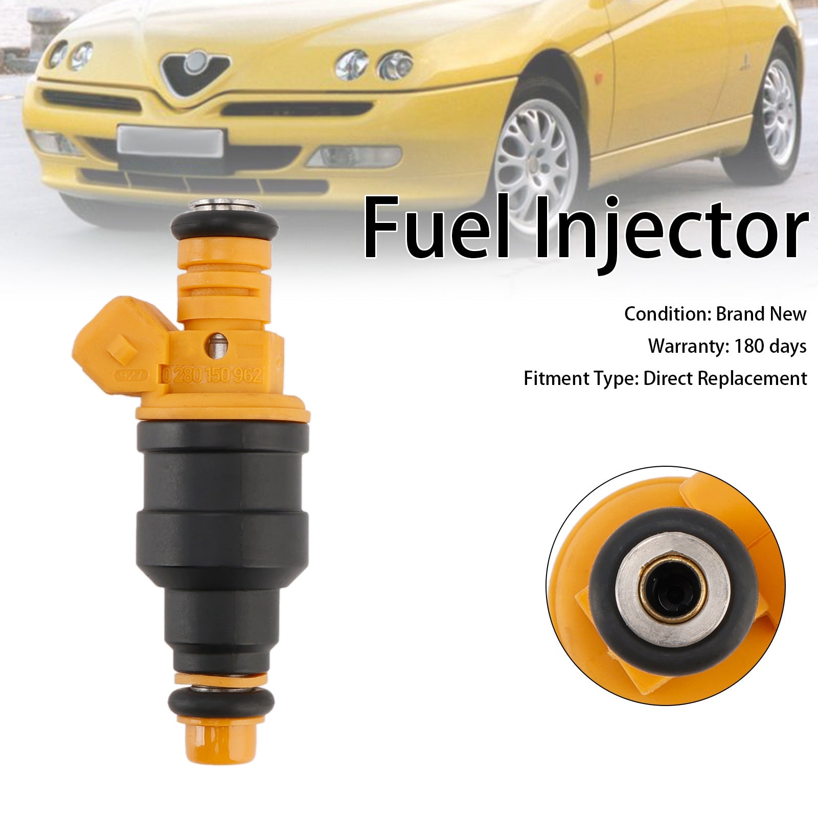 1PCS Fuel Injector 0280150962 Fit Opel Senator B 3.0L 1988-1993 93208787