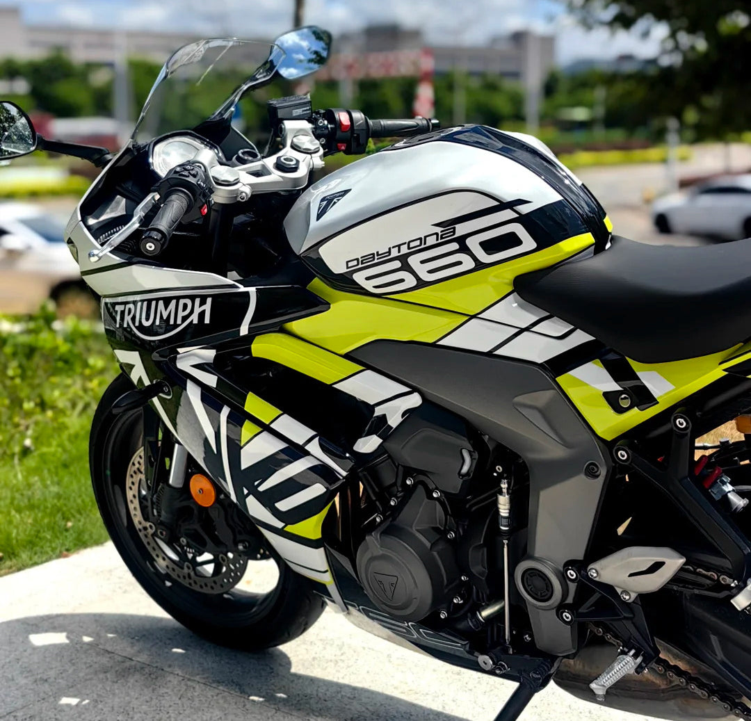 주사 페어링 키트 차체 차체 플라스틱 복근 Triumph Daytona 660 2024-2025에 적합합니다.