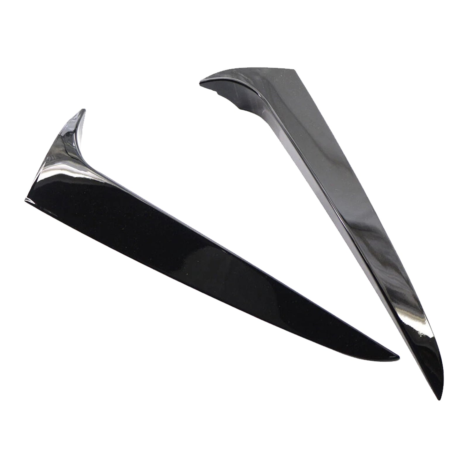 2011-2017 BMW X3 F25 Gloss Black Pair Rear Window Side Wing Spoiler