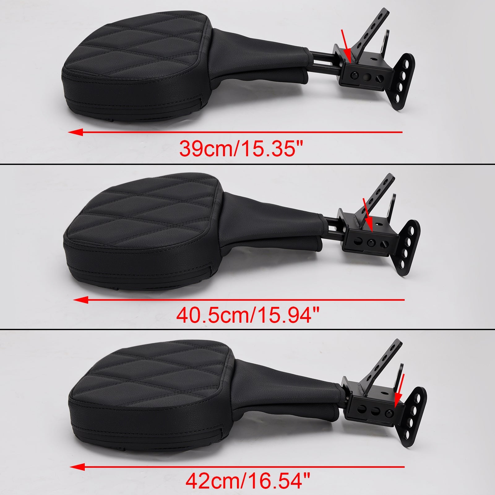 Driver Backrest pad fit for Street Electra Road Glide Road King Tri Glide 09-25