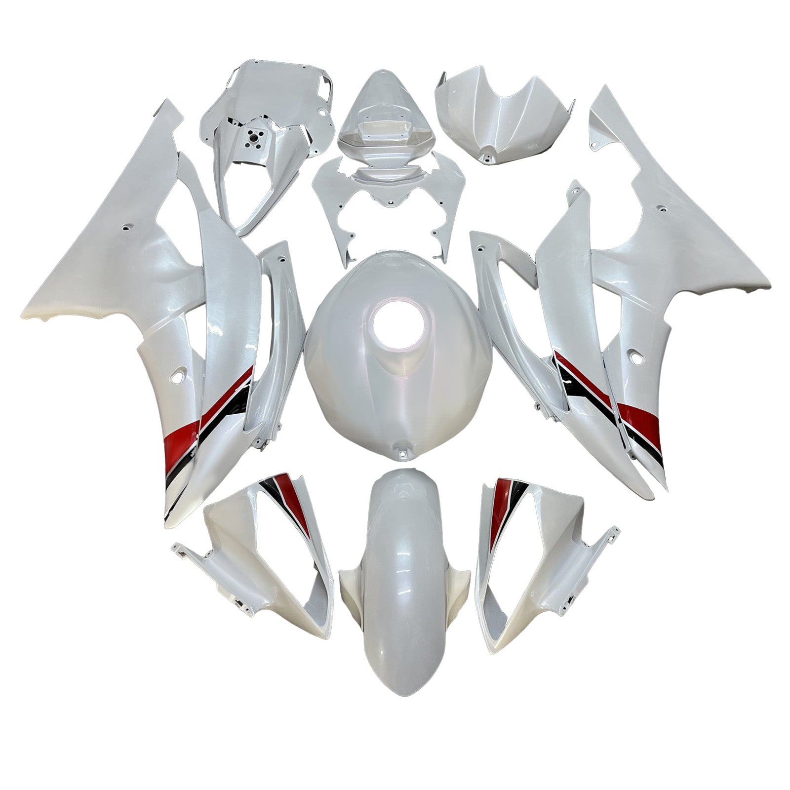 Injection Fairing Kit Bodywork Plastic ABS For Yamaha YZFR6 YZF-R6 2008-2016